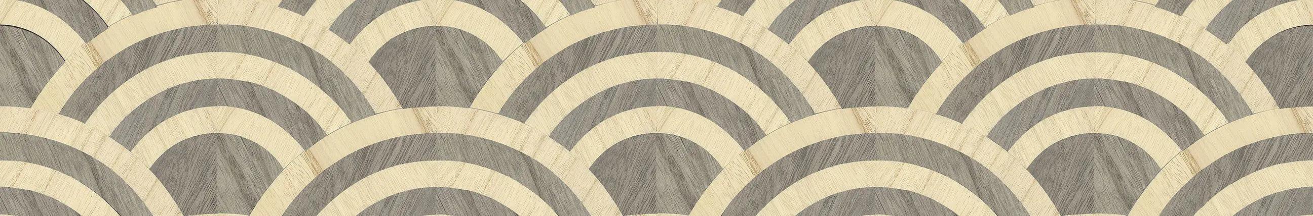 Tapeta z forniru drewnianego LUCKY O'S - BRICH & SILVER – drewno