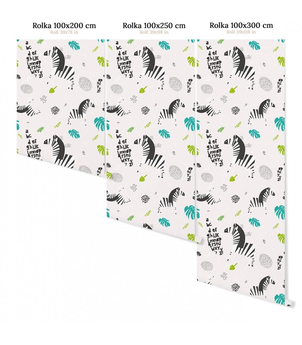 Tapeta ZEBRA biały Wallcolors Eye on Design