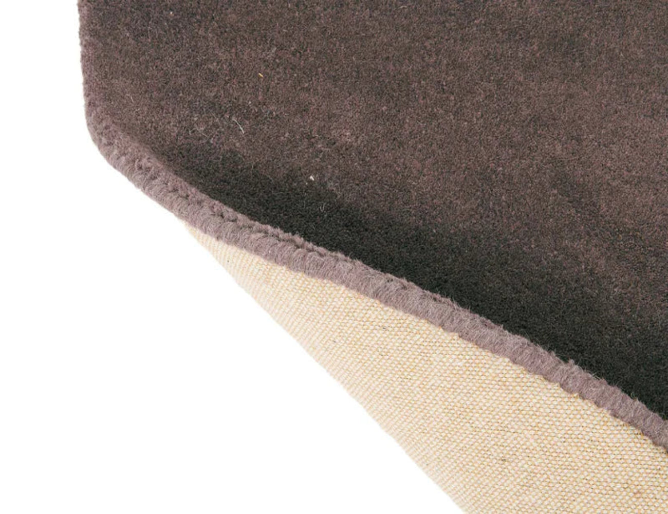 Runde Teppich -Ruhe Aubergine Brown