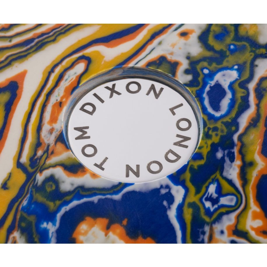 Zijtafel SWIRL amber marmer