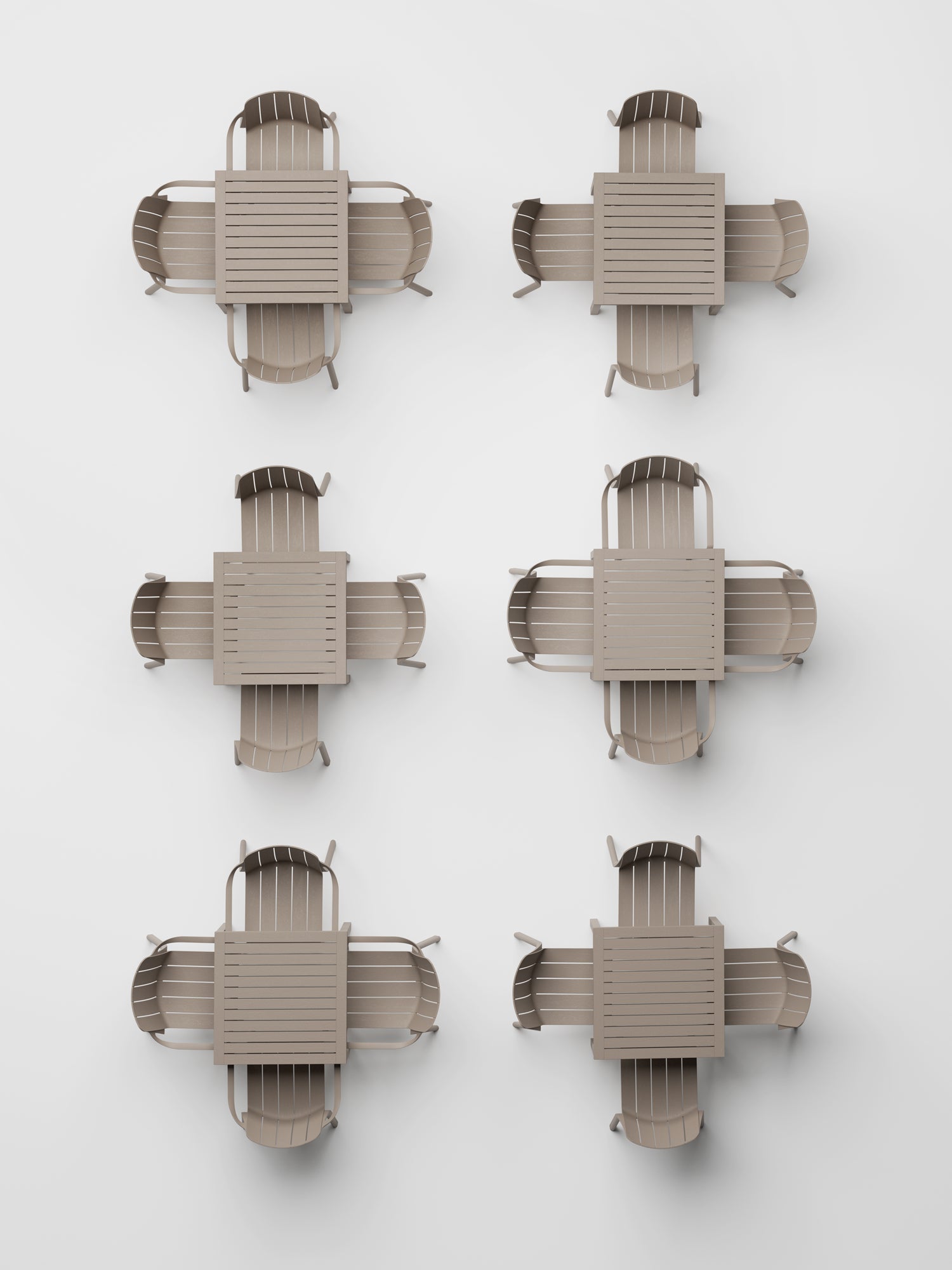 Buitenstoel TIBERINA beige