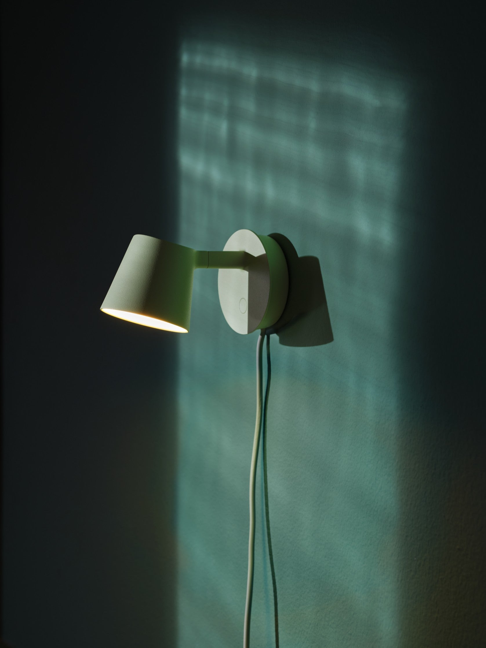 Lampa ścienna regulowana TIP jasnozielony
