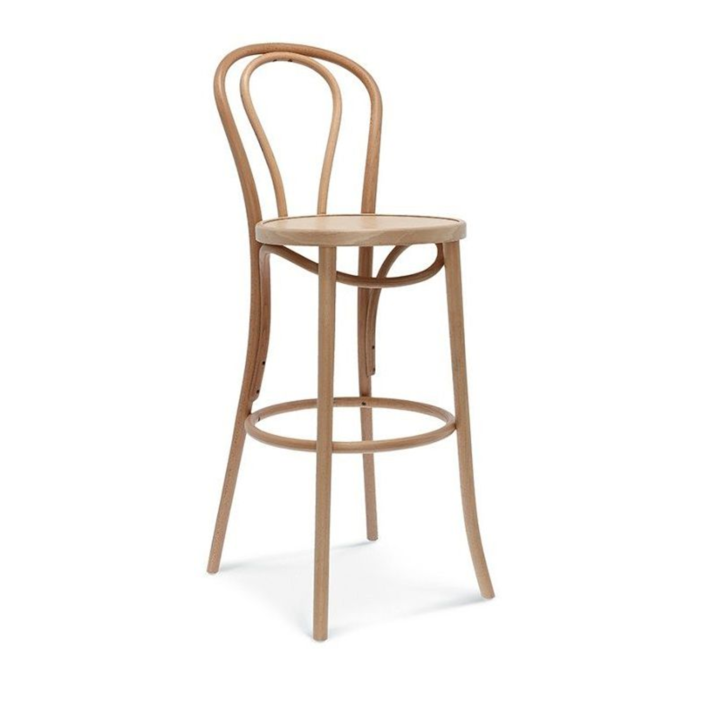 Hocker BST-18 van beukenhout