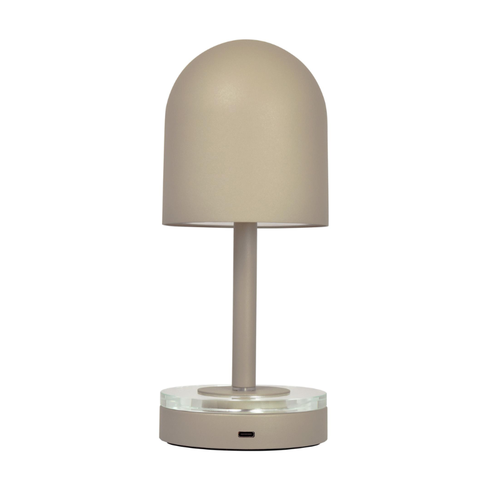 Tragbare Lampe LUCEO beige