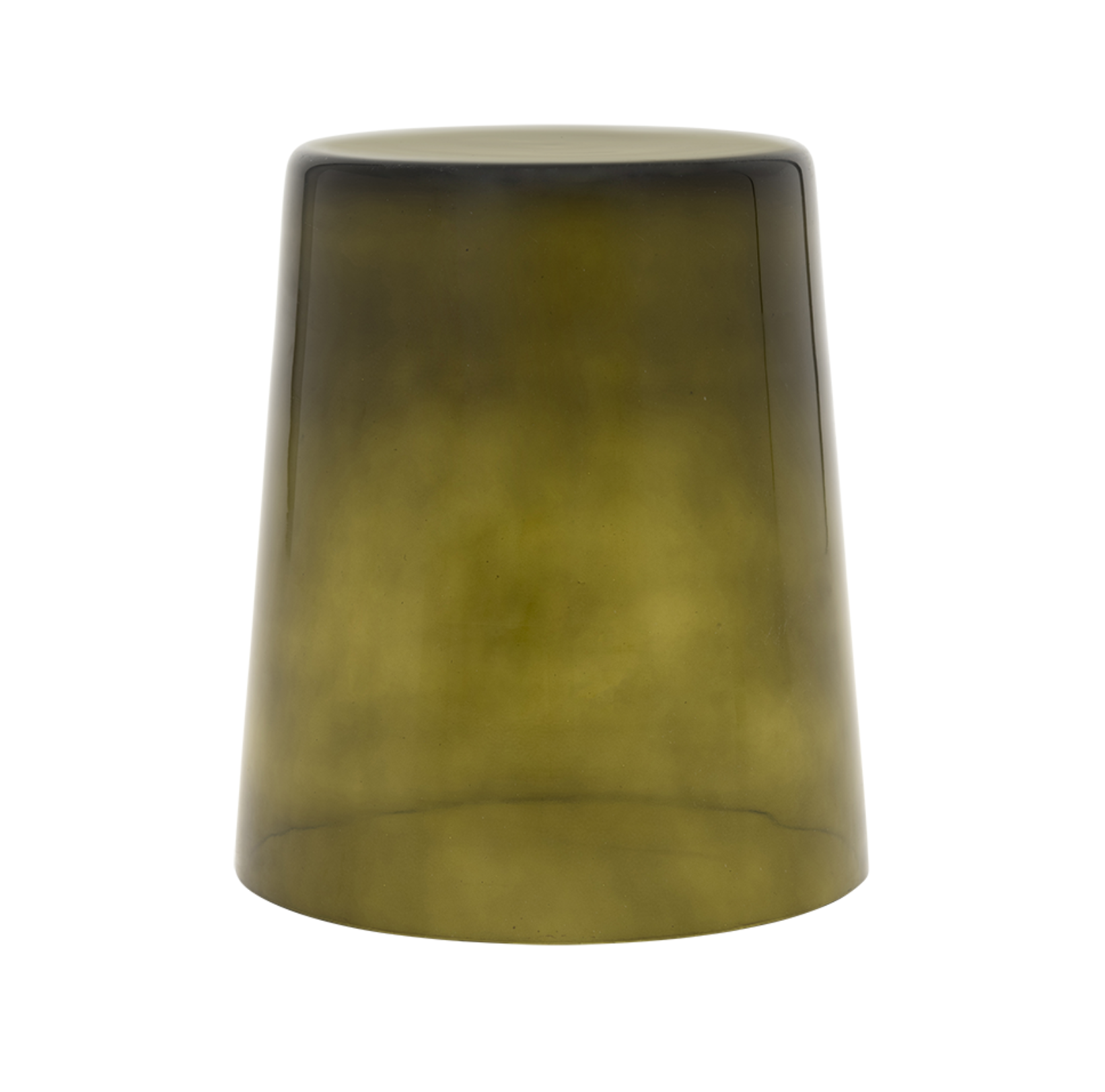 Kai green glass table