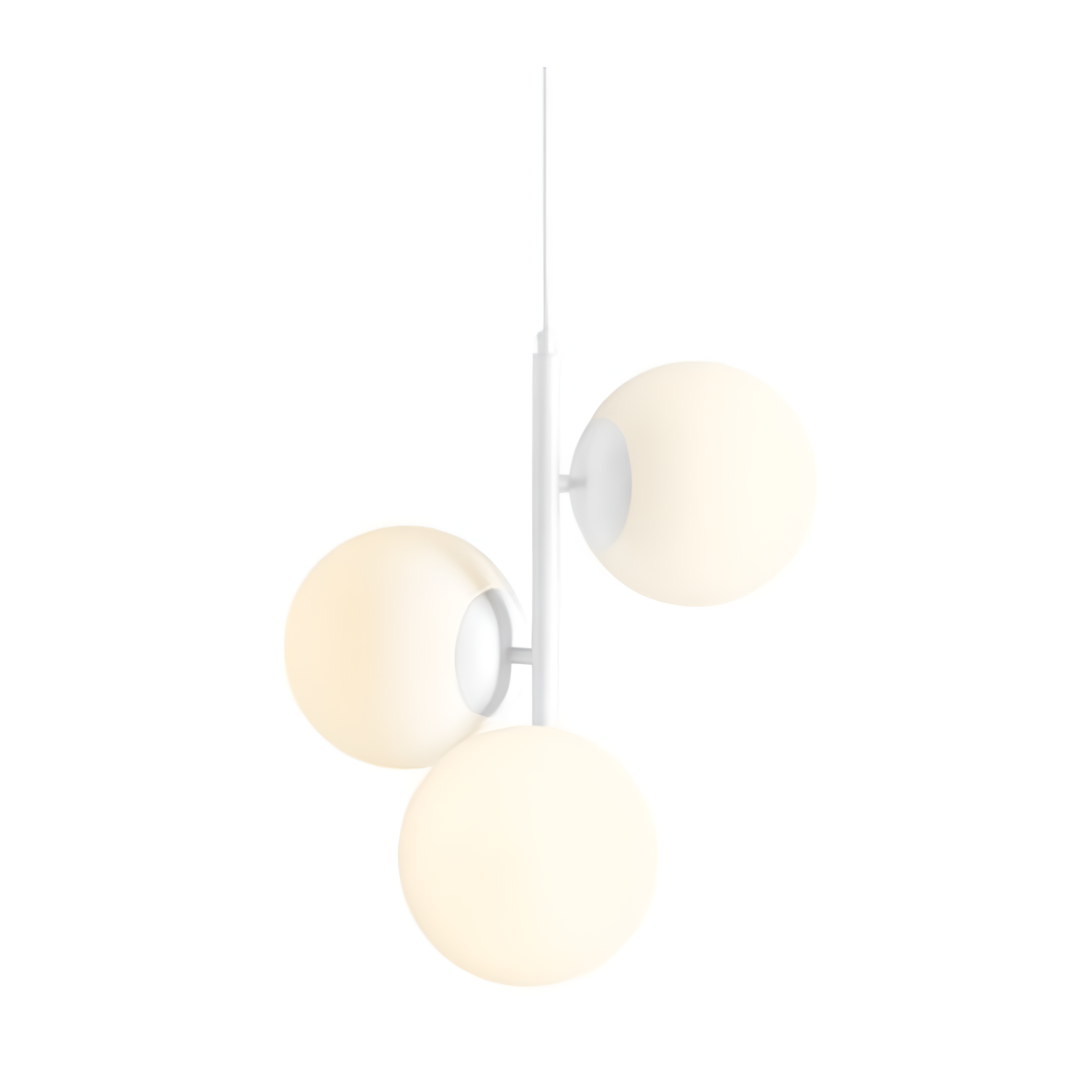 Hängelampe FINN TRIO weiß