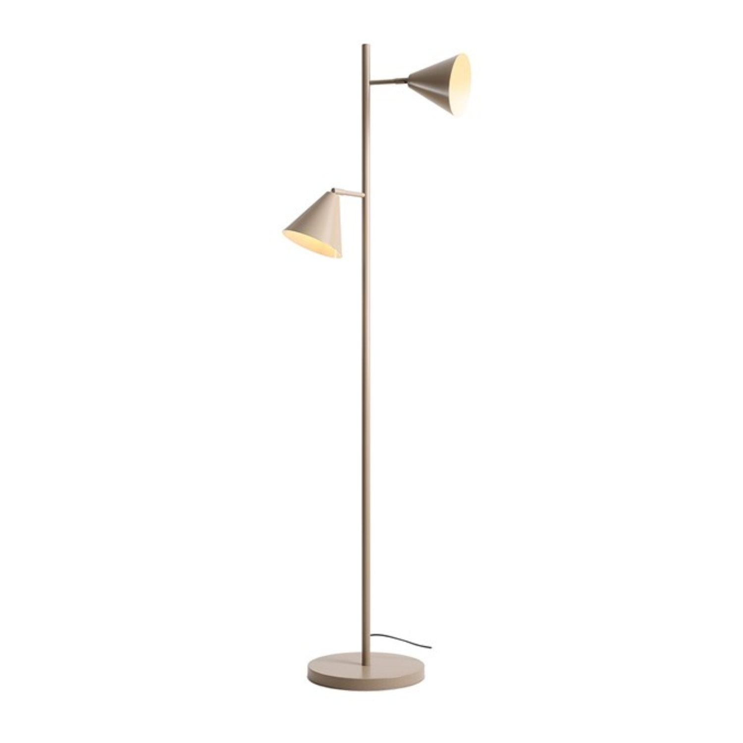 Vloerlamp FORM DUO beige