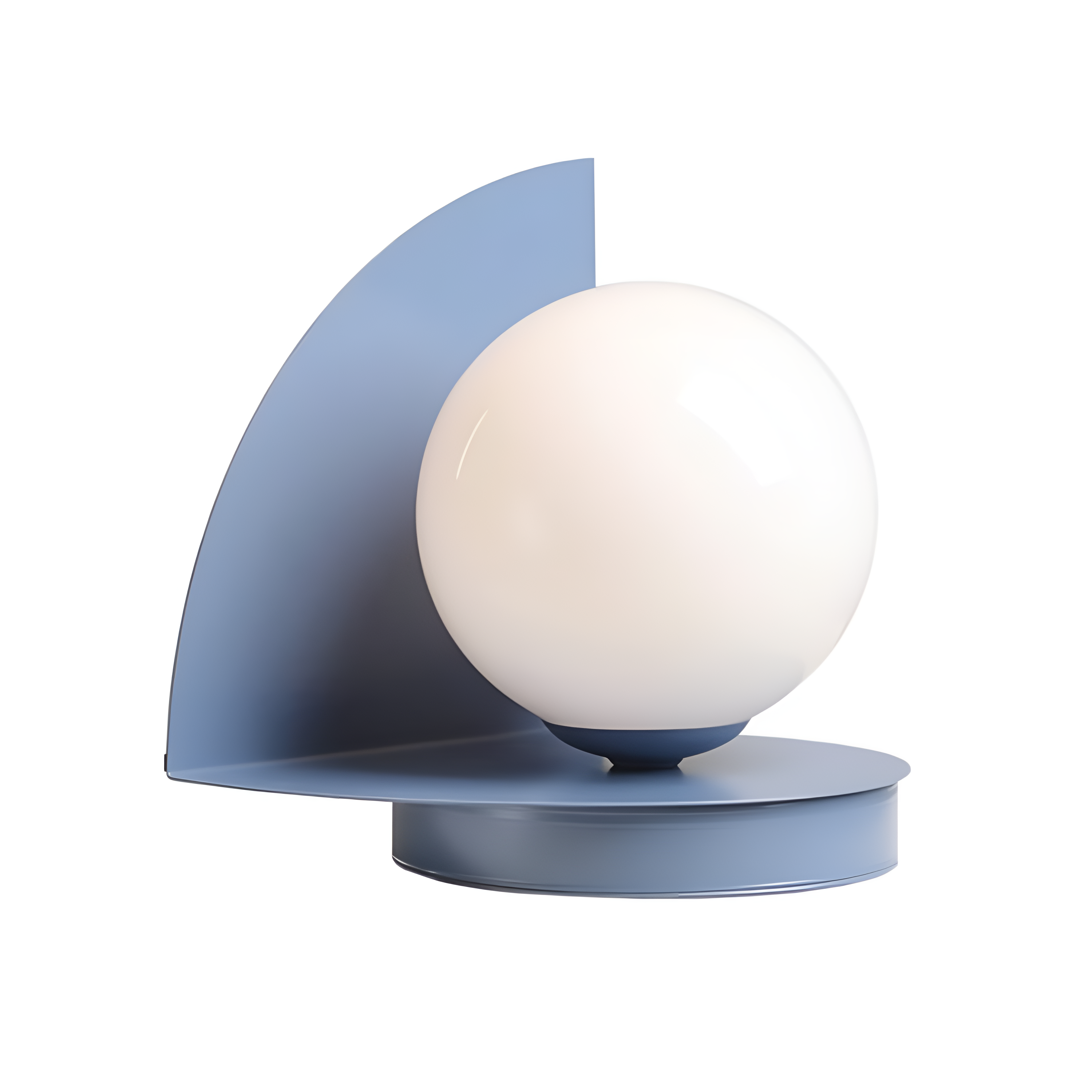 Loop blue table lamp