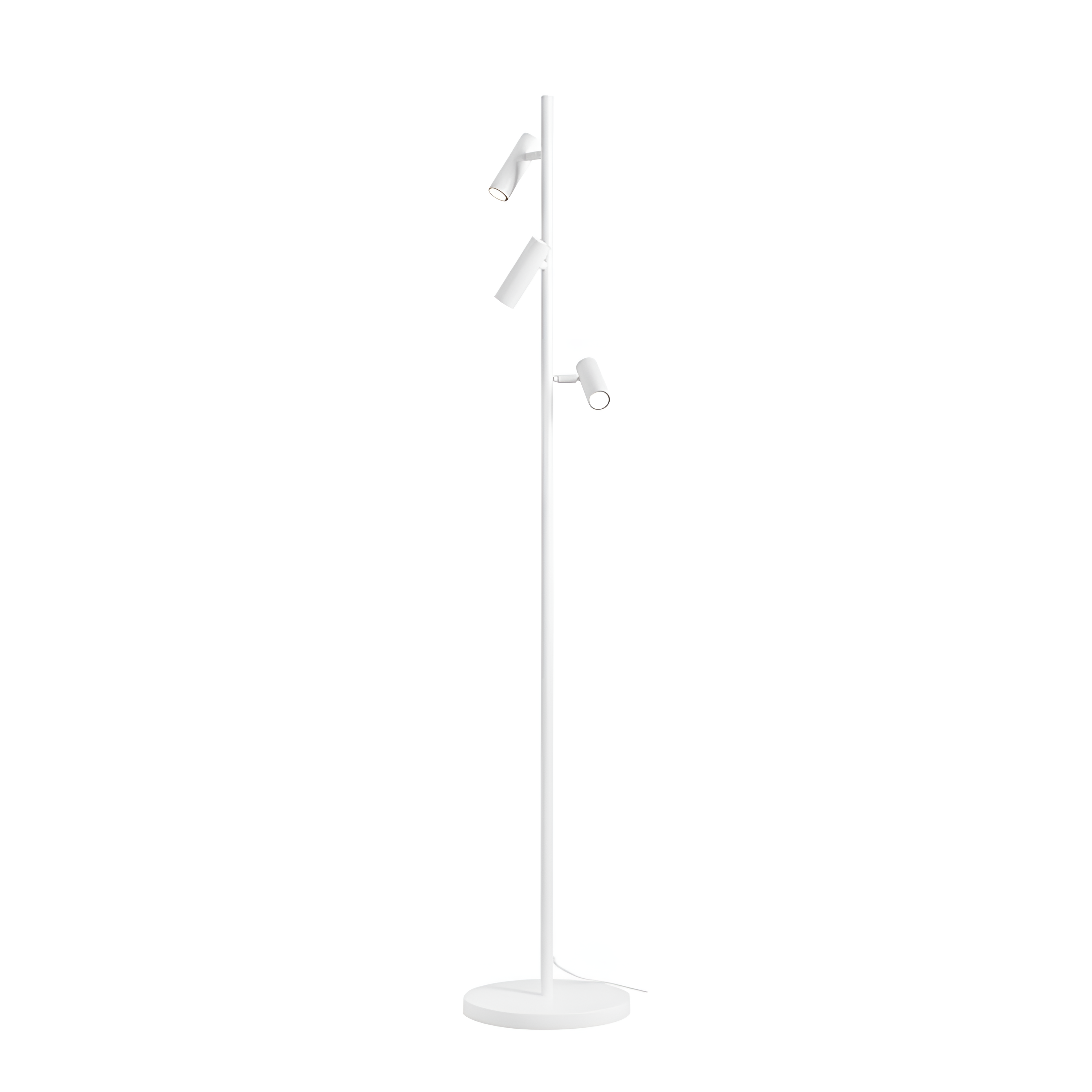 White Trevo floor lamp