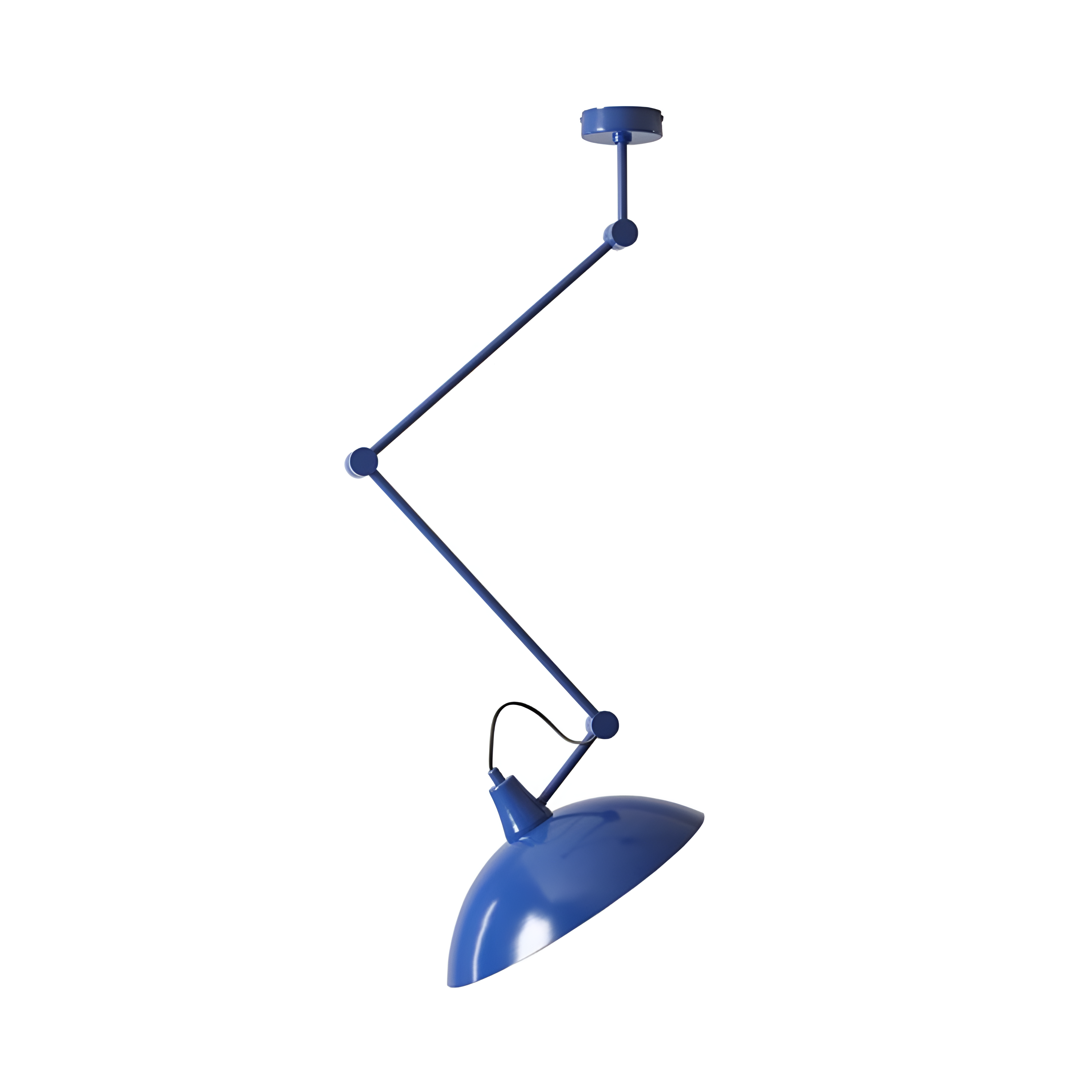 Verstelbare plafondlamp MELOS blauw