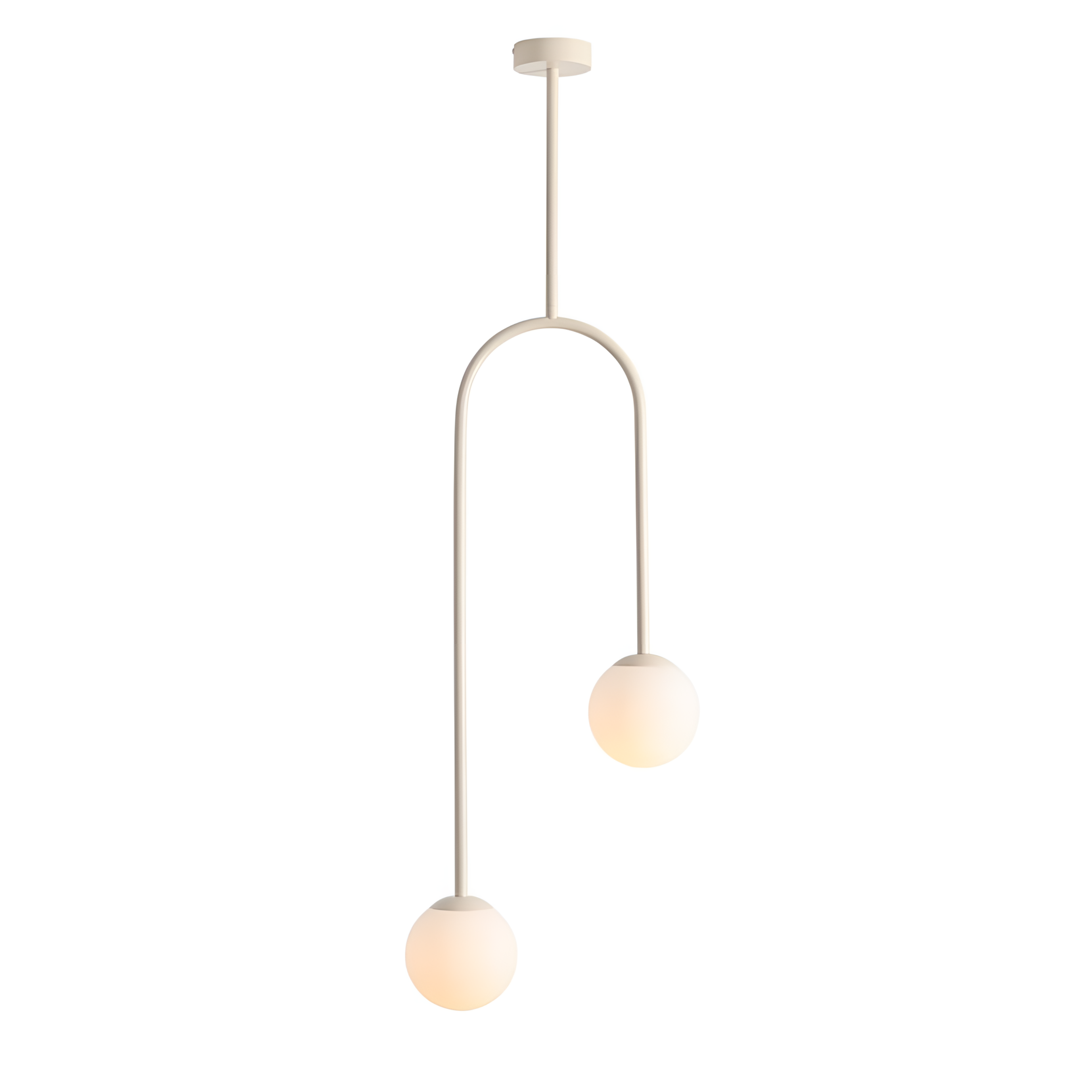 NAVE DUO ceiling lamp cream