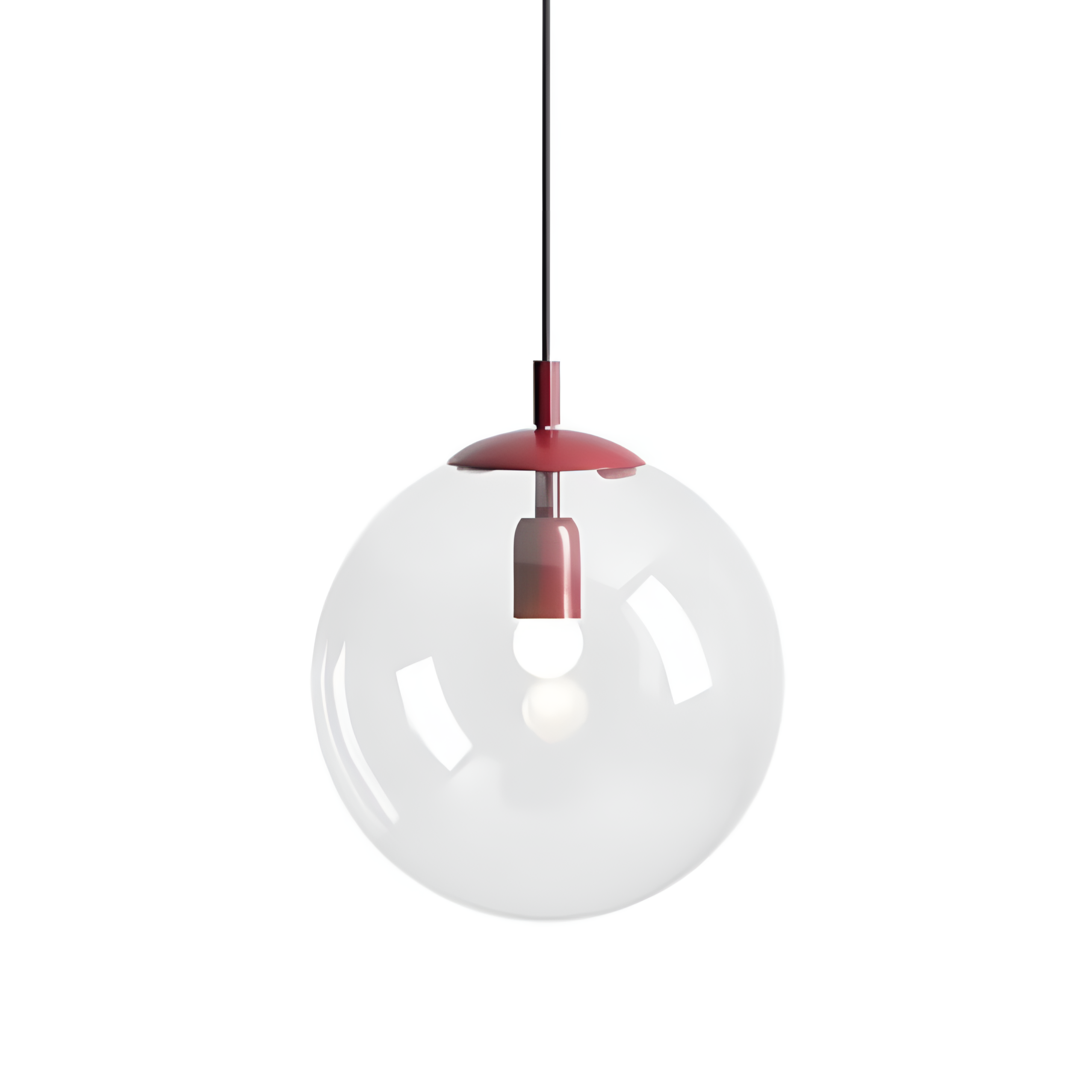 GLOBE Hängelampe rot