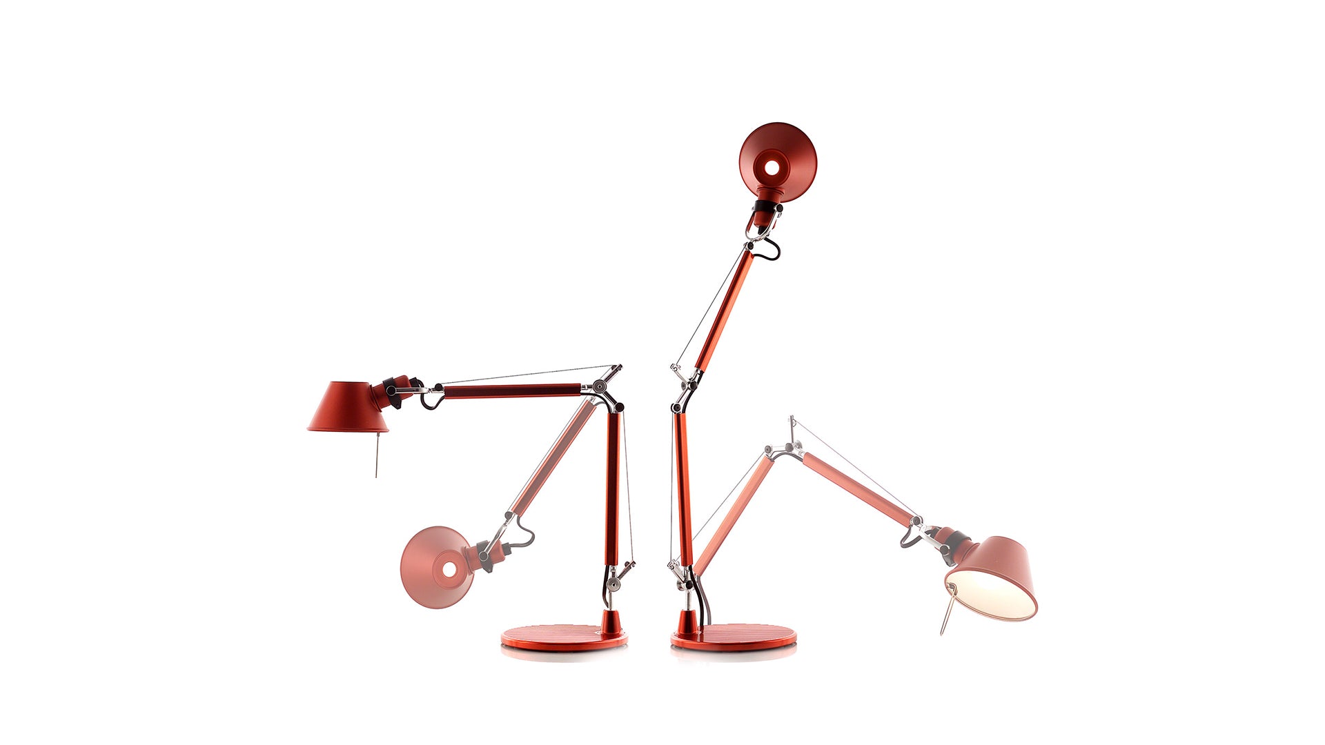 Schreibtischlampe verstellbar TOLOMEO MICRO matt orange