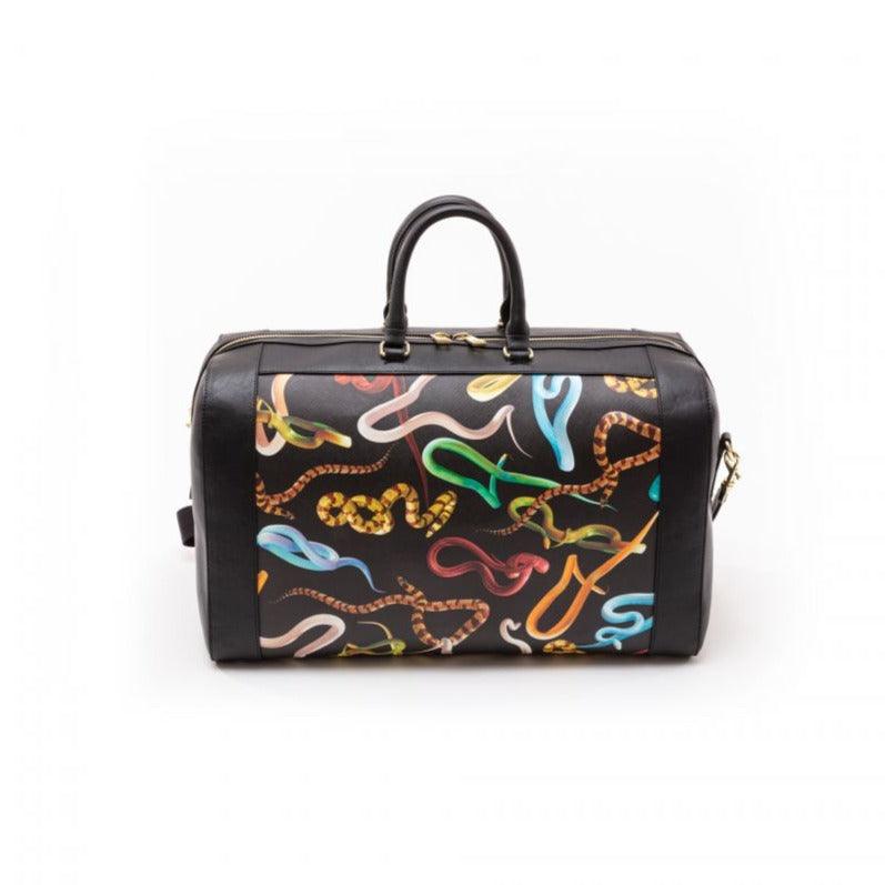 Torba podróżna SNAKES czarny Seletti Eye on Design