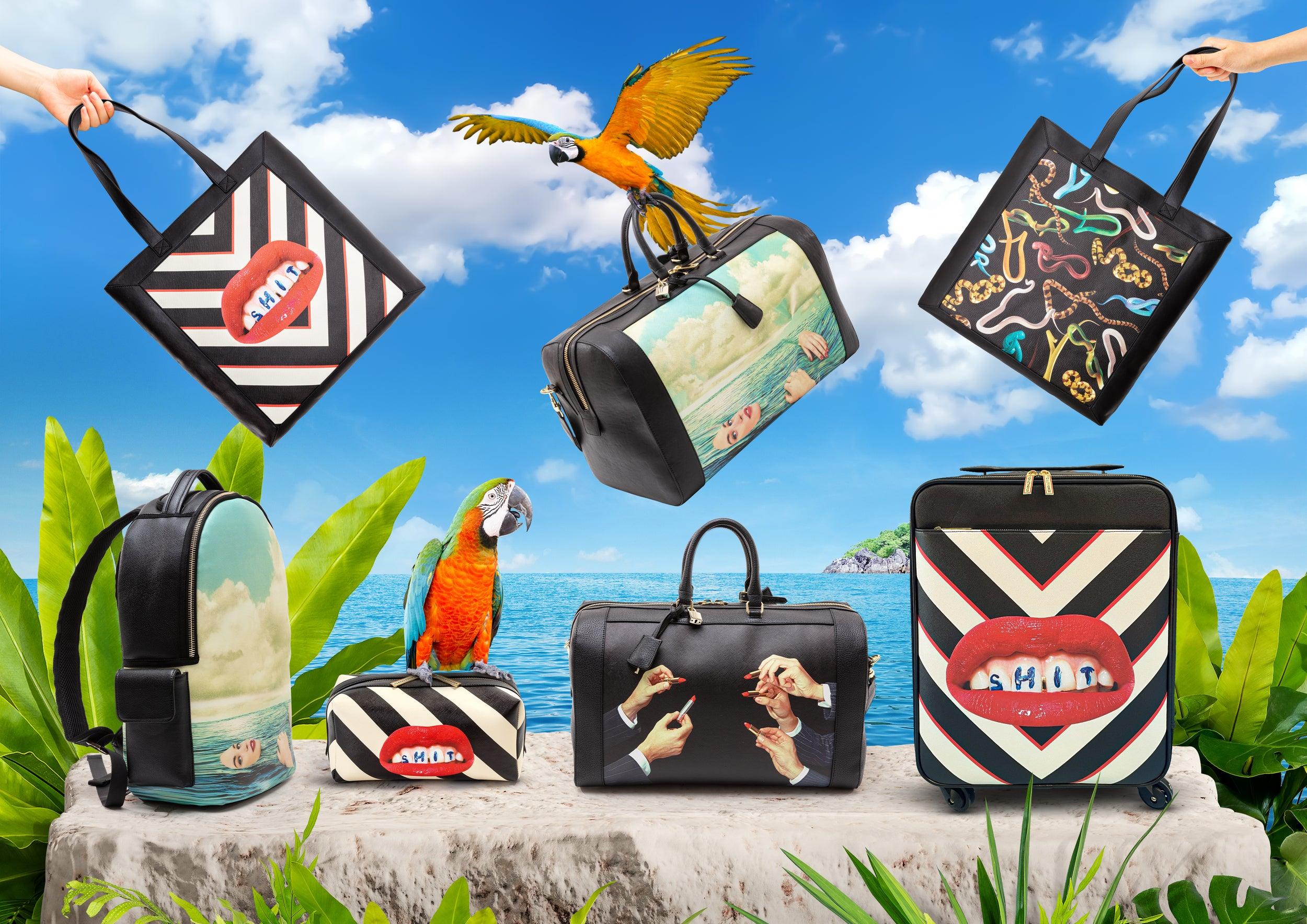 Torba podróżna SNAKES czarny Seletti Eye on Design