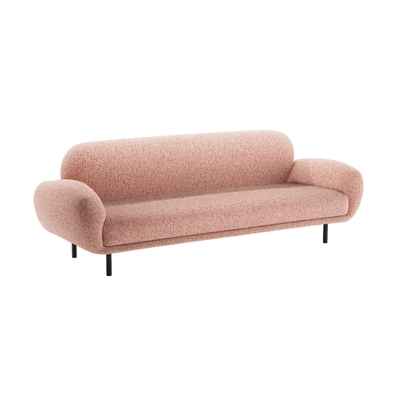 Sofa 3-zits POPPY roze chenille