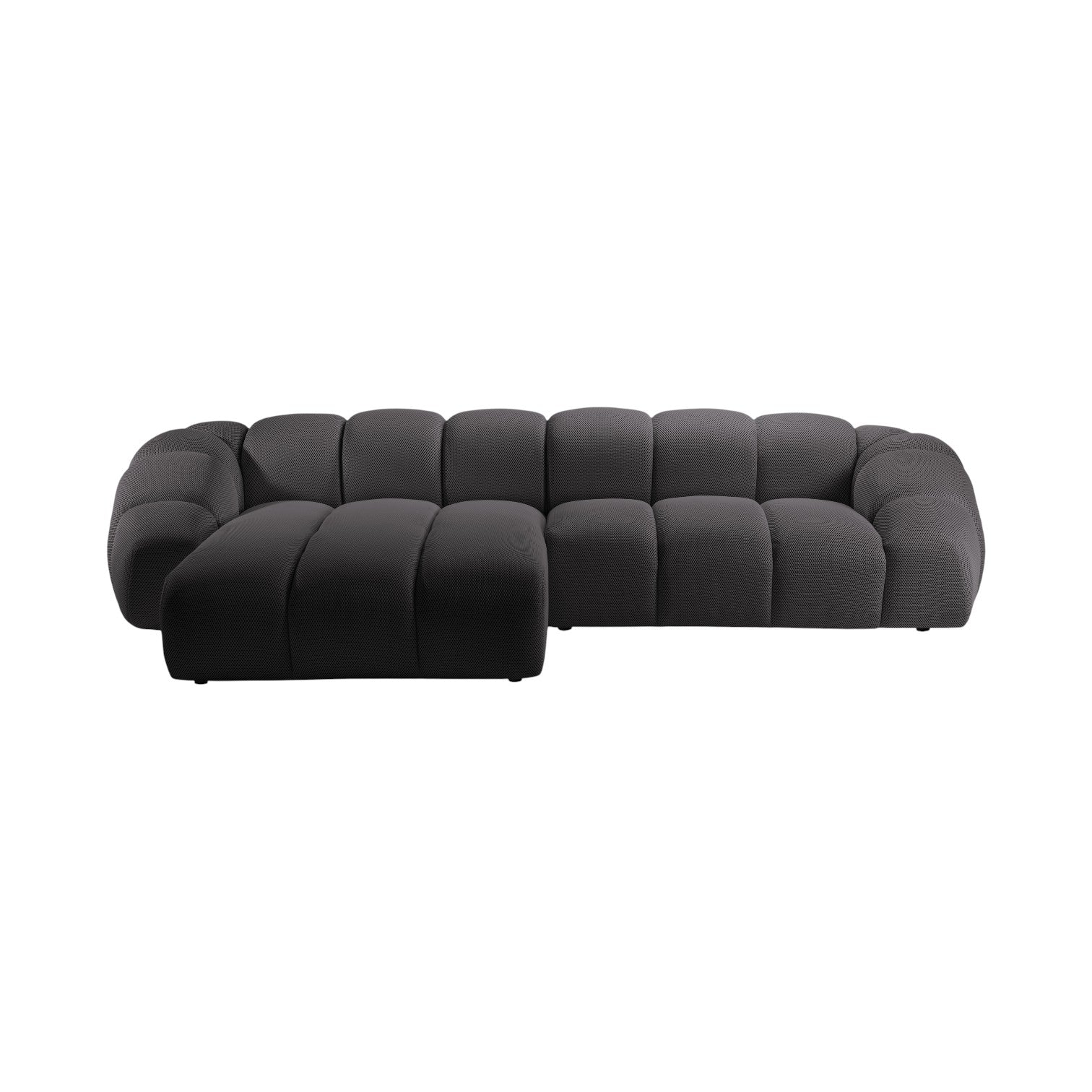 Hoekbank voor 4 personen, links, DIANA espresso