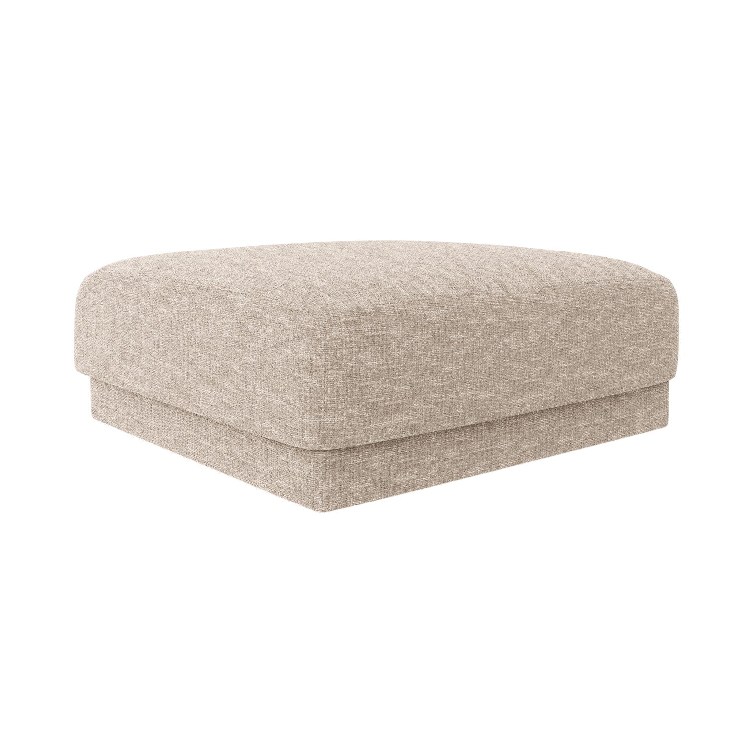 Puf MILEY beige Chenille seidig