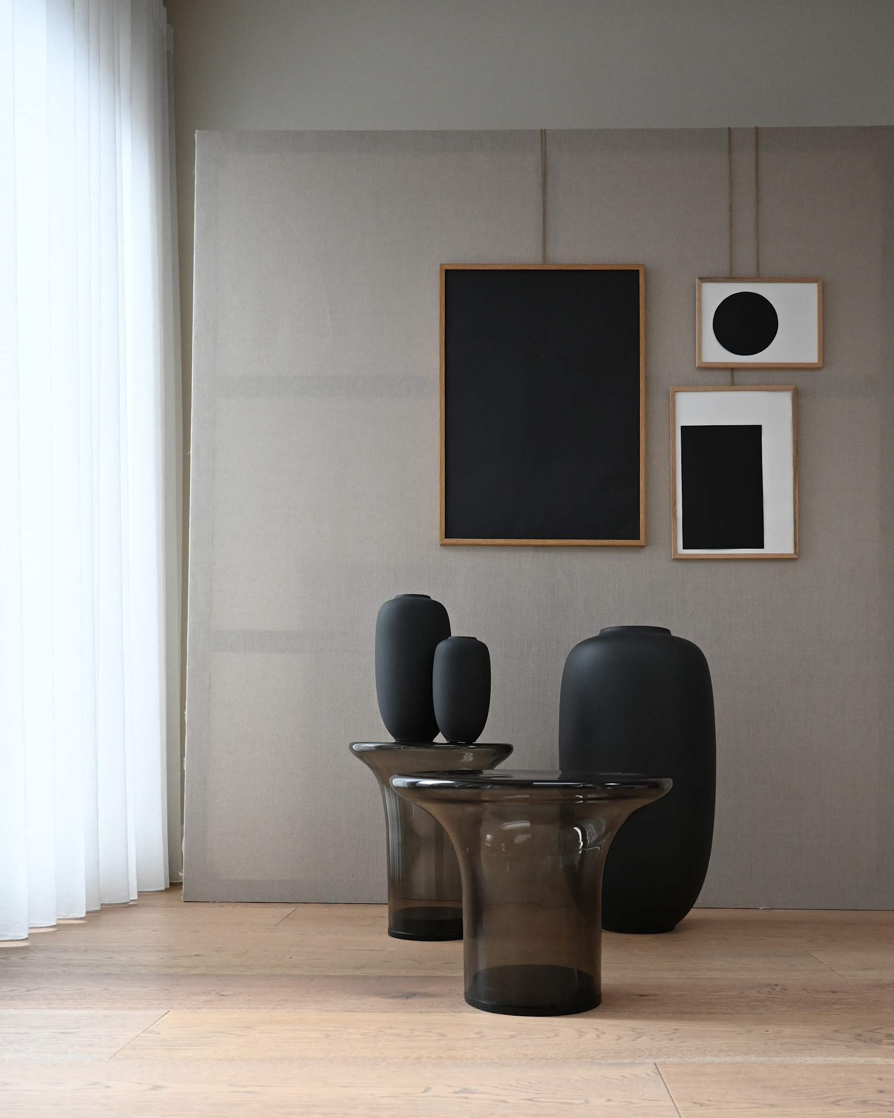 Vaas SUNAO SLIM zwarte keramiek