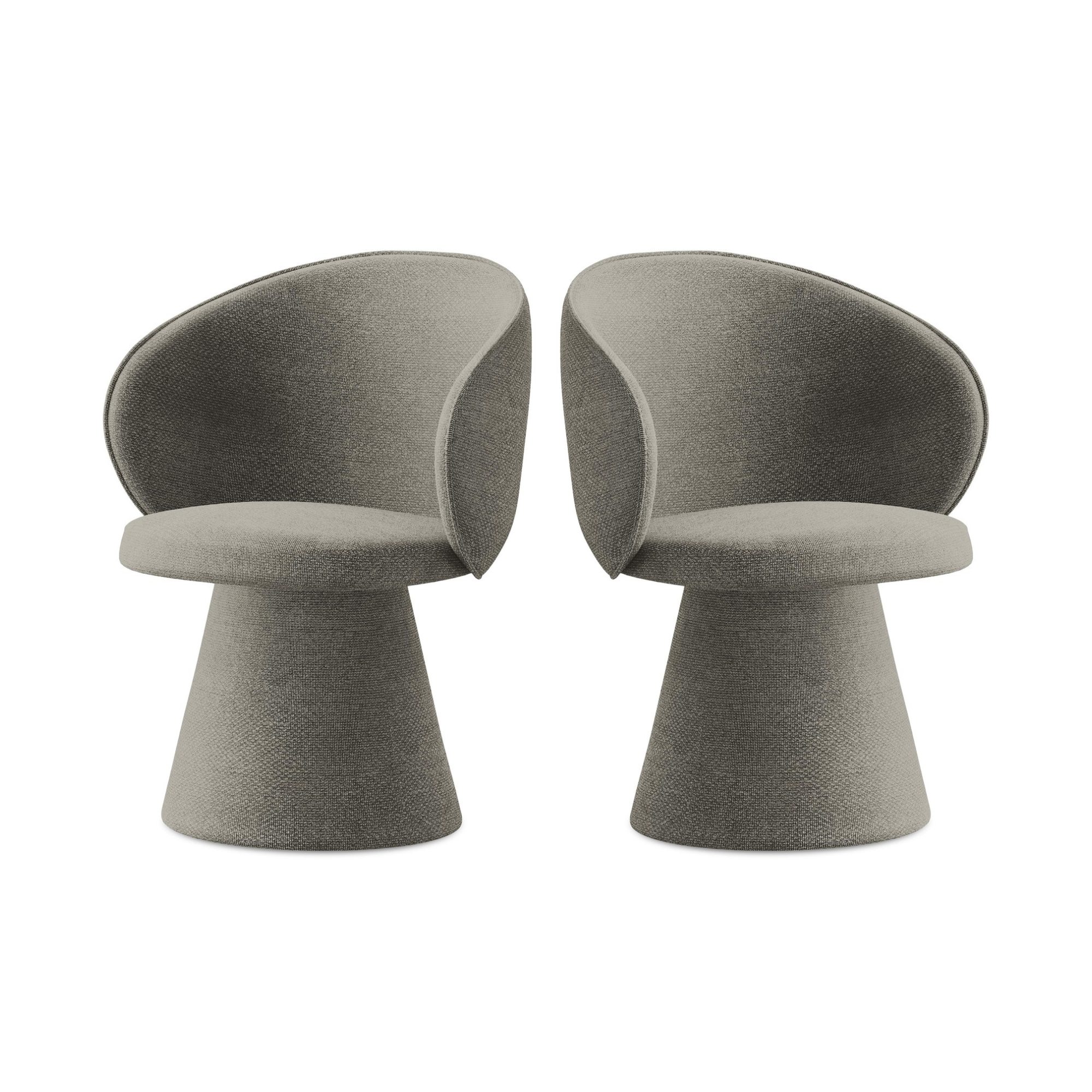 Stoel UALA grijze boucle