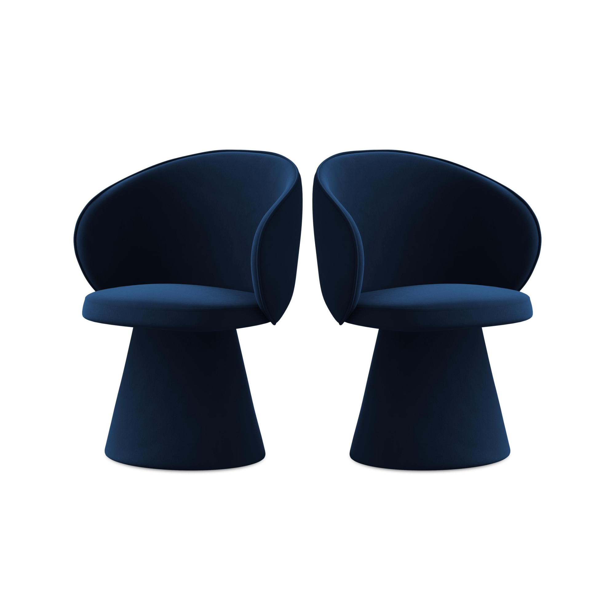 Velvet Chair UALA Royal Blue