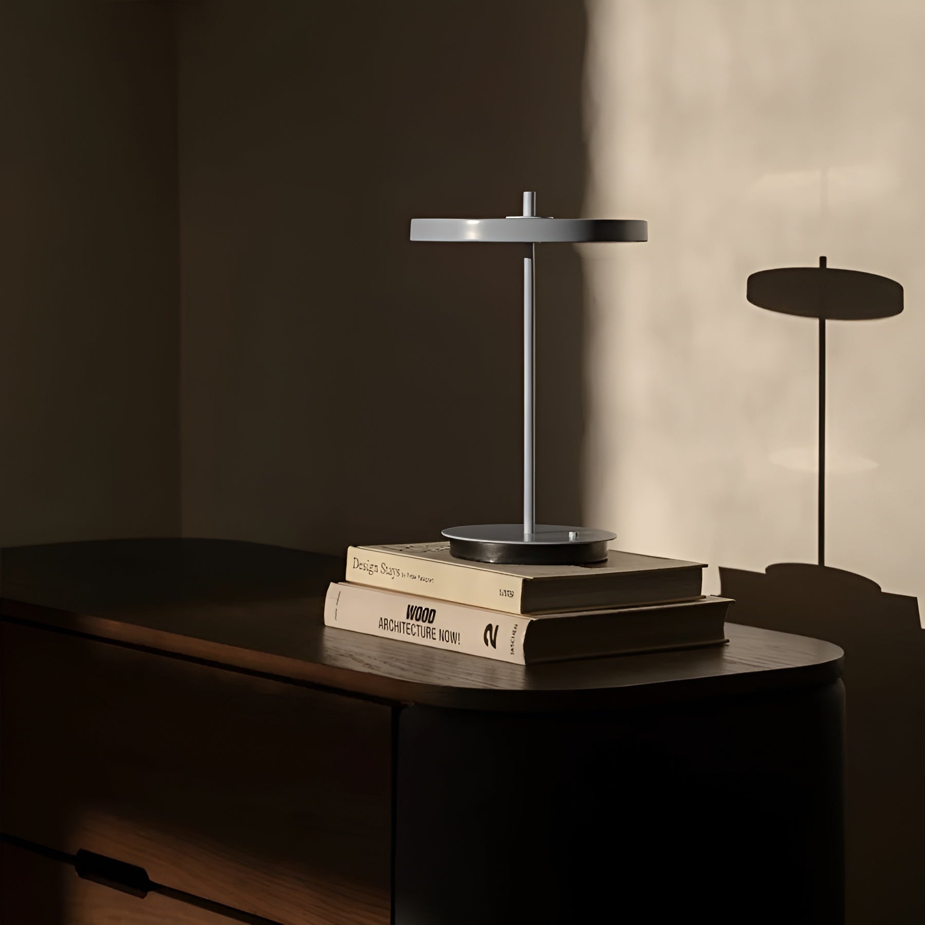Draagbare lamp ASTERIA MOVE MONOCHROME lichtblauw
