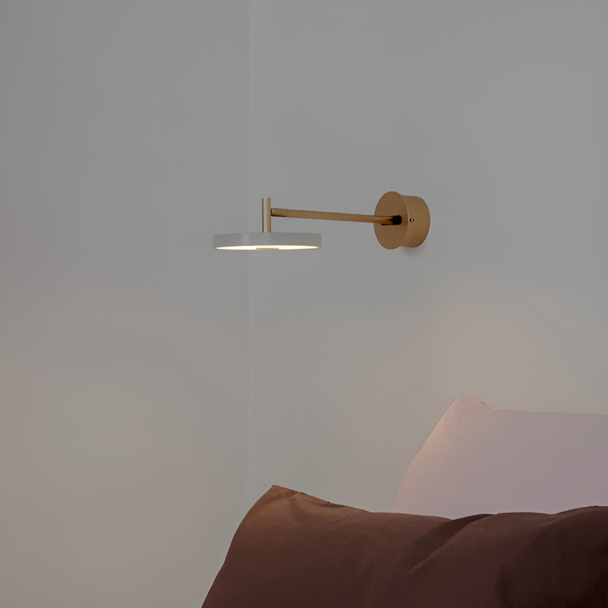 Lampa ścienna ASTERIA WALL jasnoszary – Umage
