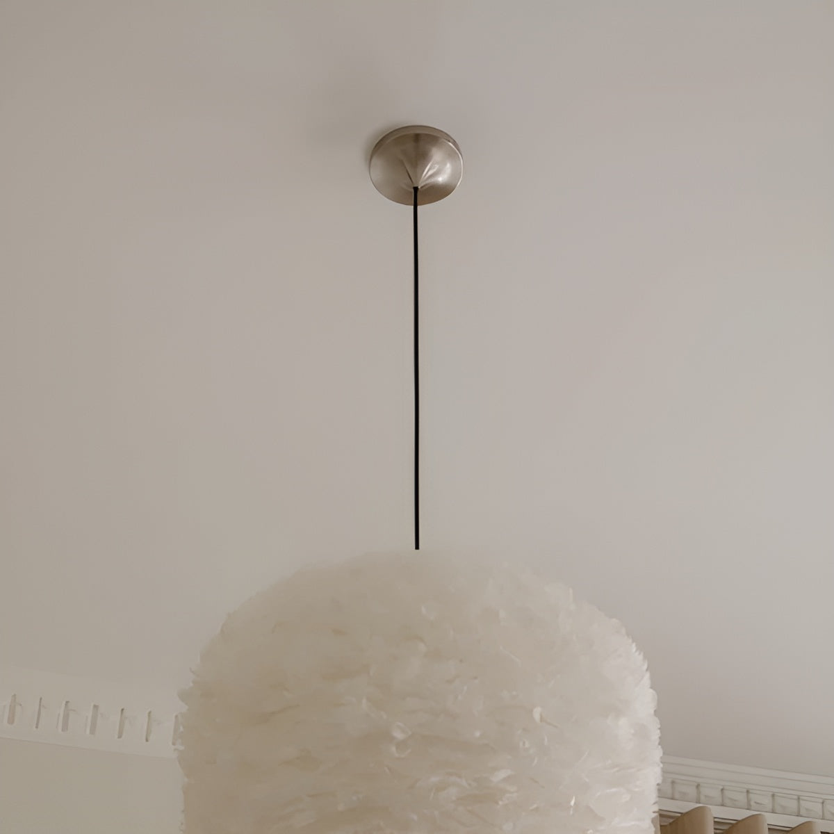 CORD PRO Silver Pendant Lamp Mounting