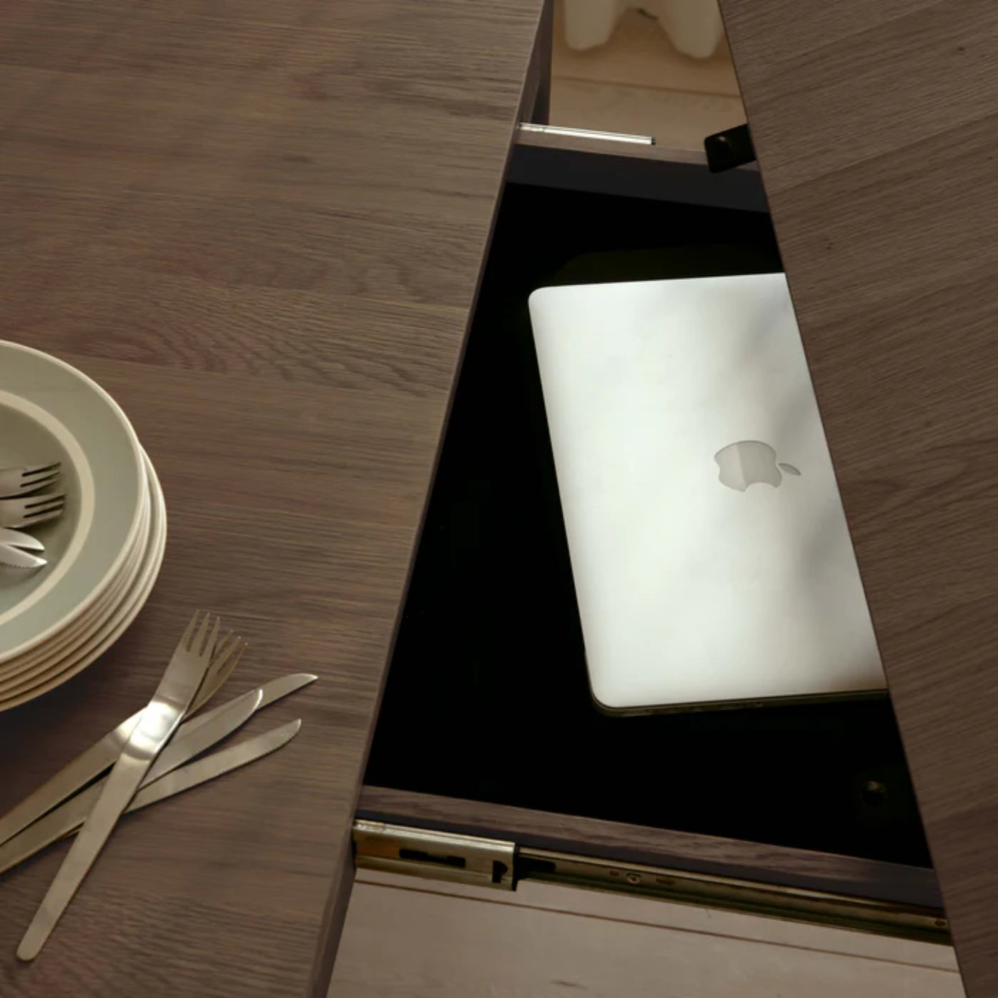 Uittrekbare tafel HEART'N'SOUL walnoot