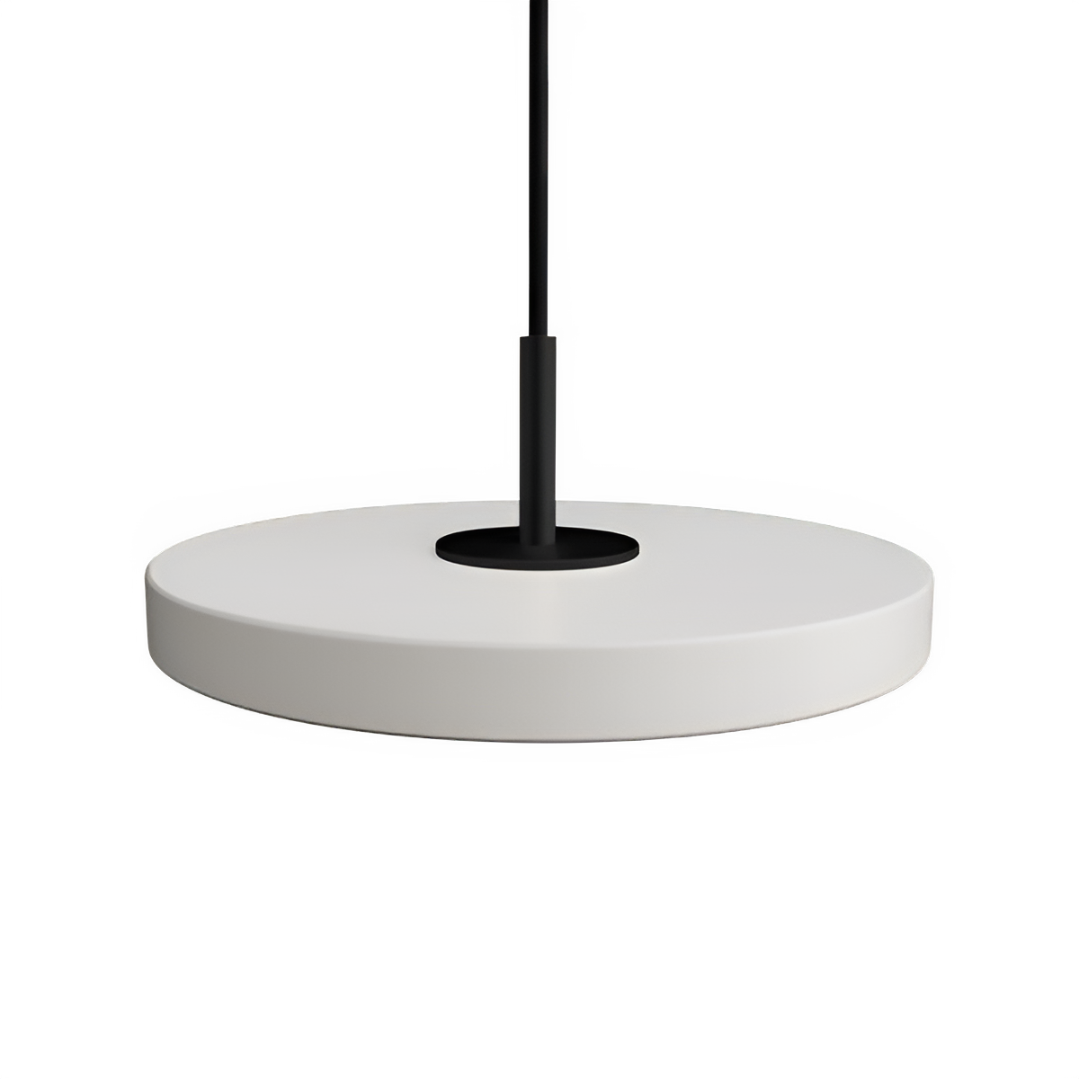 Asteria Micro Pendant Lamp Light Gray with Black Insert