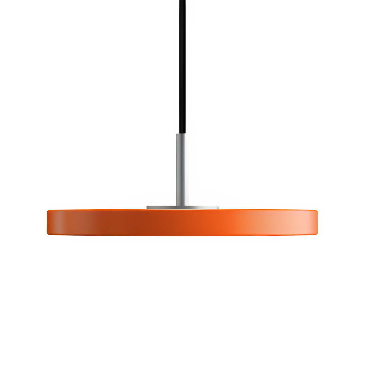 Hanglamp ASTERIA MICRO oranje met zilveren inzetstuk