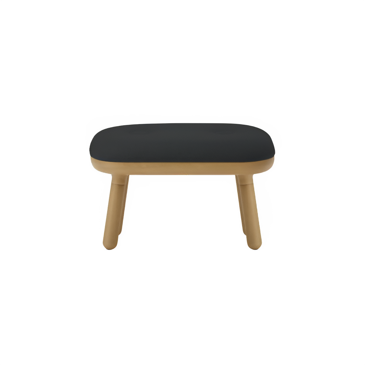 Hocker PAFF anthrazit mit Eichenbasis