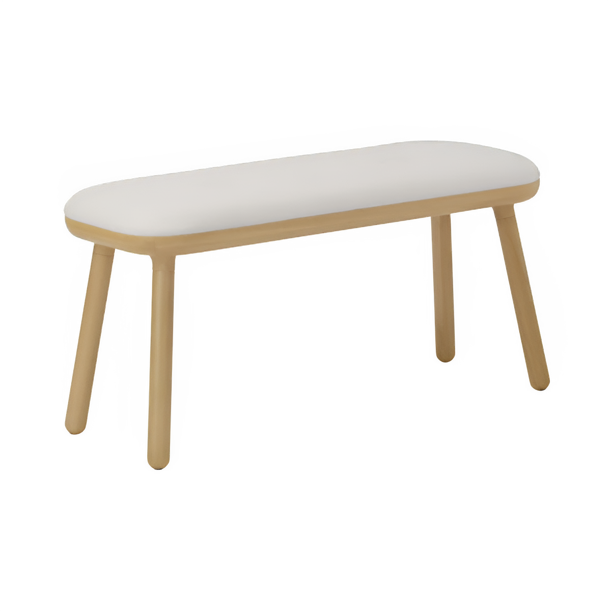 Bank PAFF zandkleurig met eiken basis