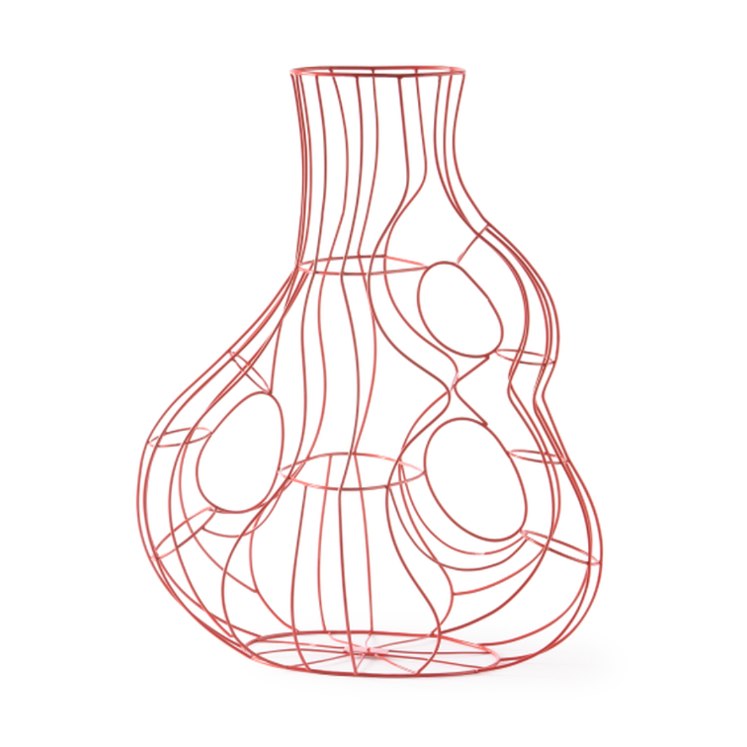 Vaas DRIE OREN KADER koraalrood