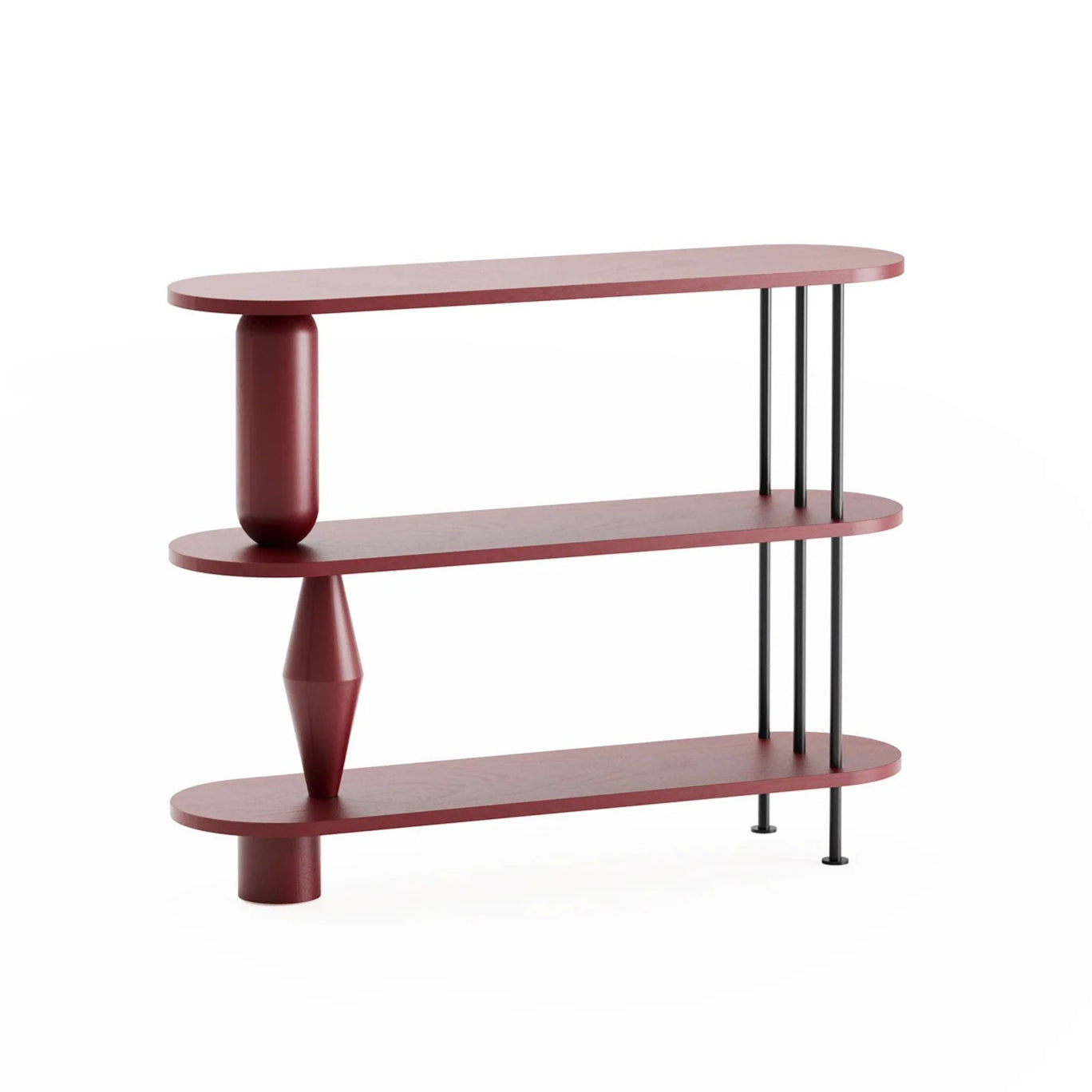 VAZOO Shelf Burgundy Oak Wood