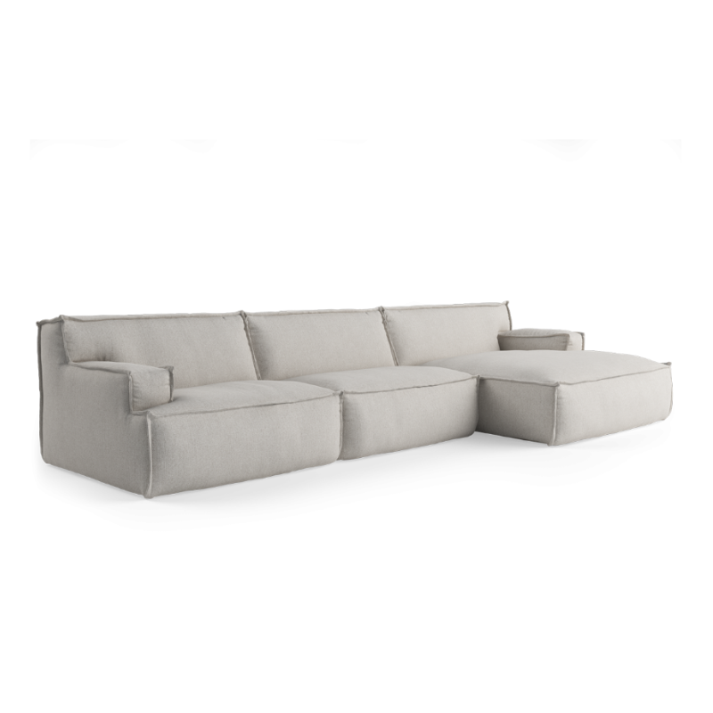 Modularer 4-Sitzer Ecksofa rechts DRIFTER gepolstert