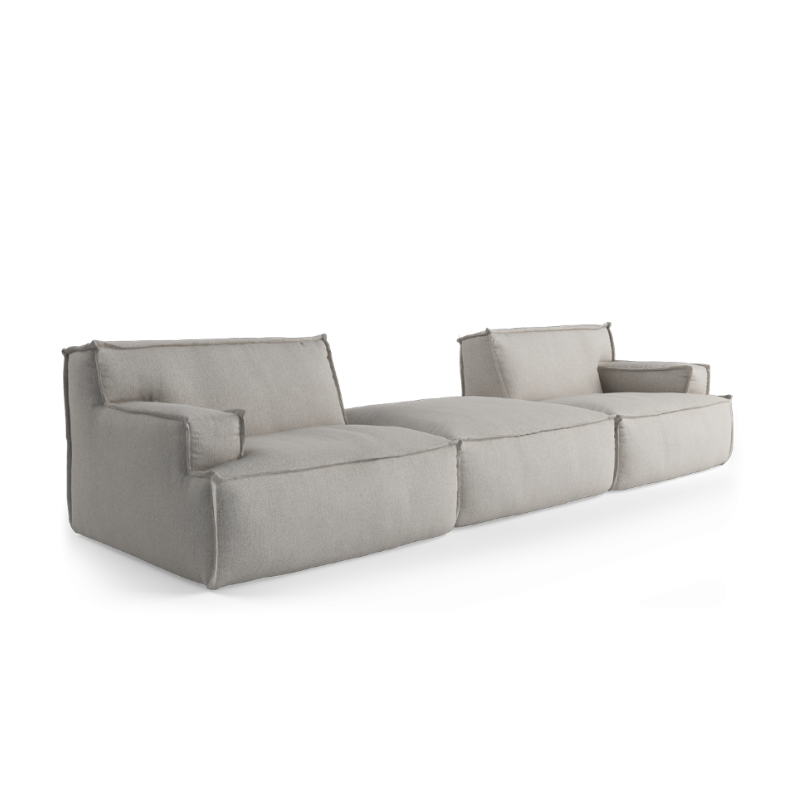 4-Person Modular Sofa with Ottoman DRIFTER Upholstered