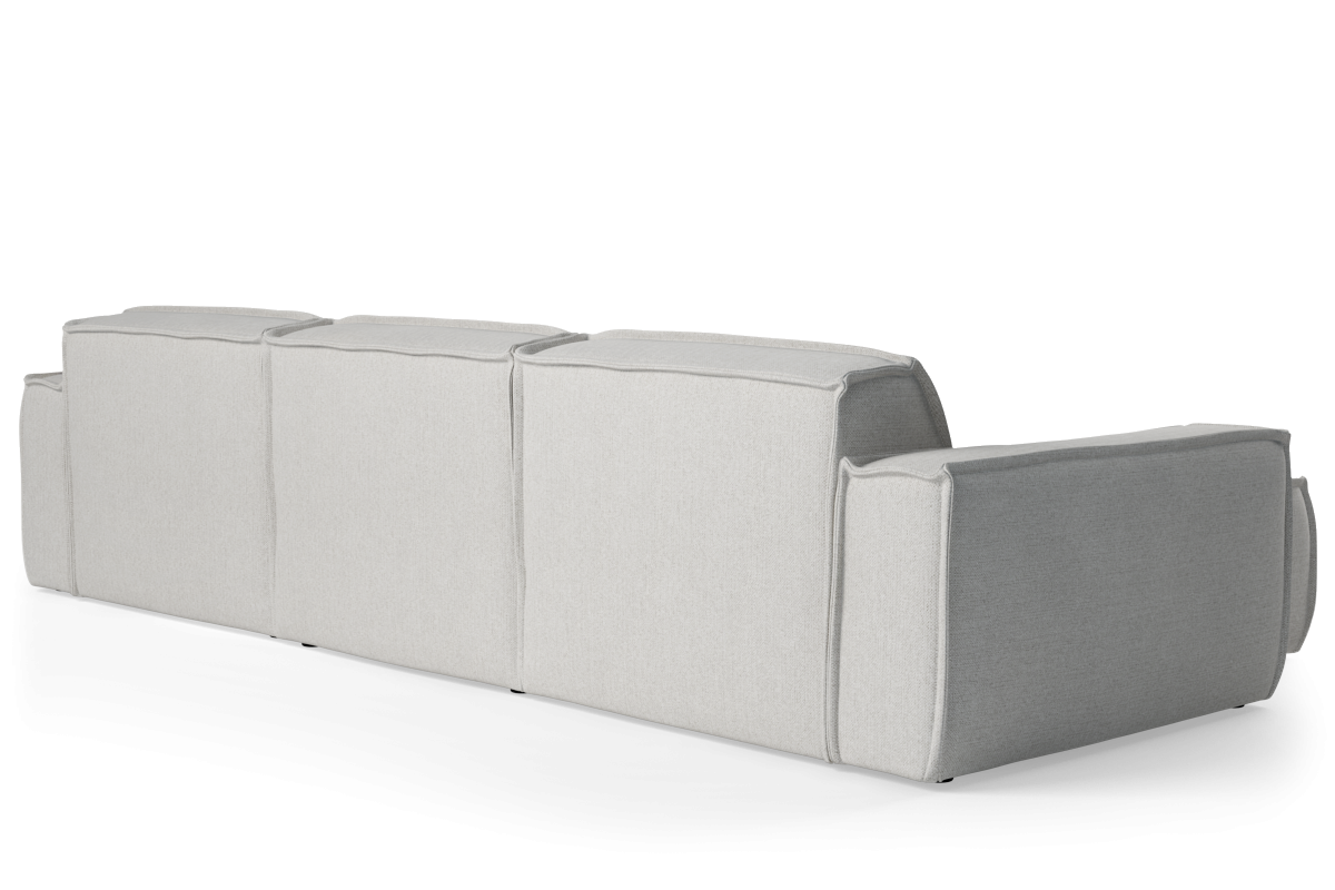 Modularer 4-Sitzer-Ecksofa links LUMO gepolstert