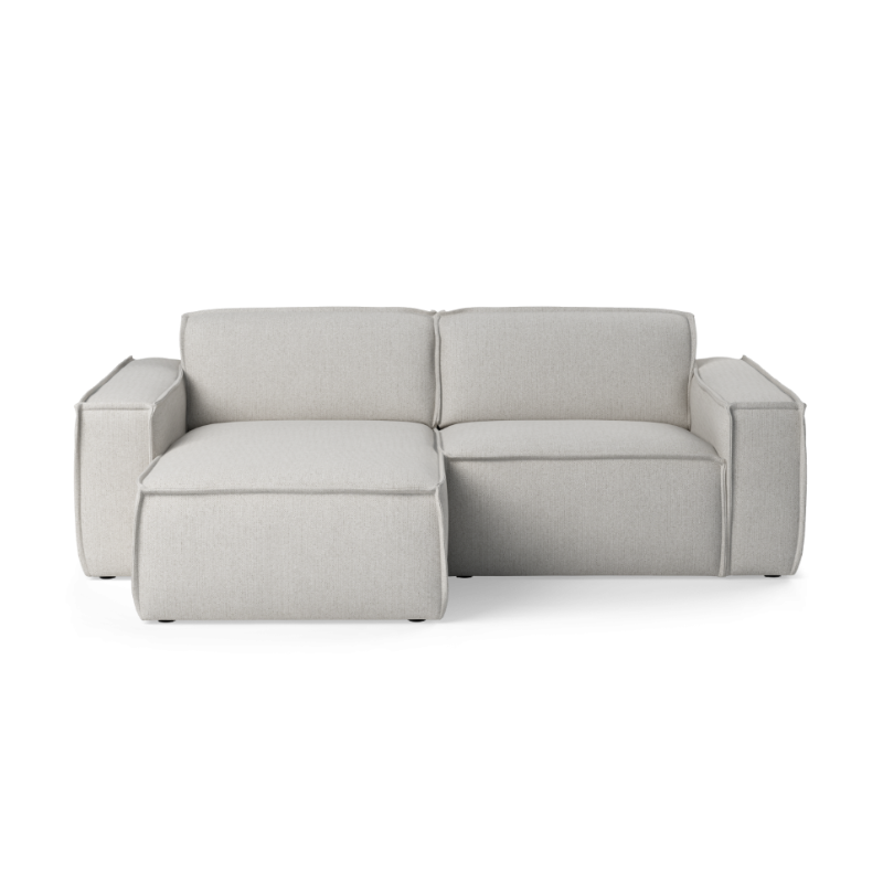 Modularer 2-Sitzer-Ecksofa links LUMO gepolstert