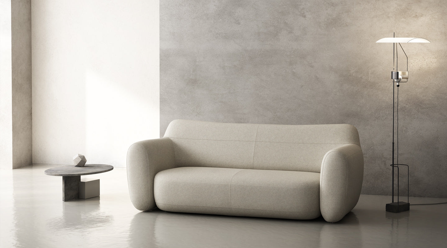 Sofa 3-zits MOMENTS gestoffeerd