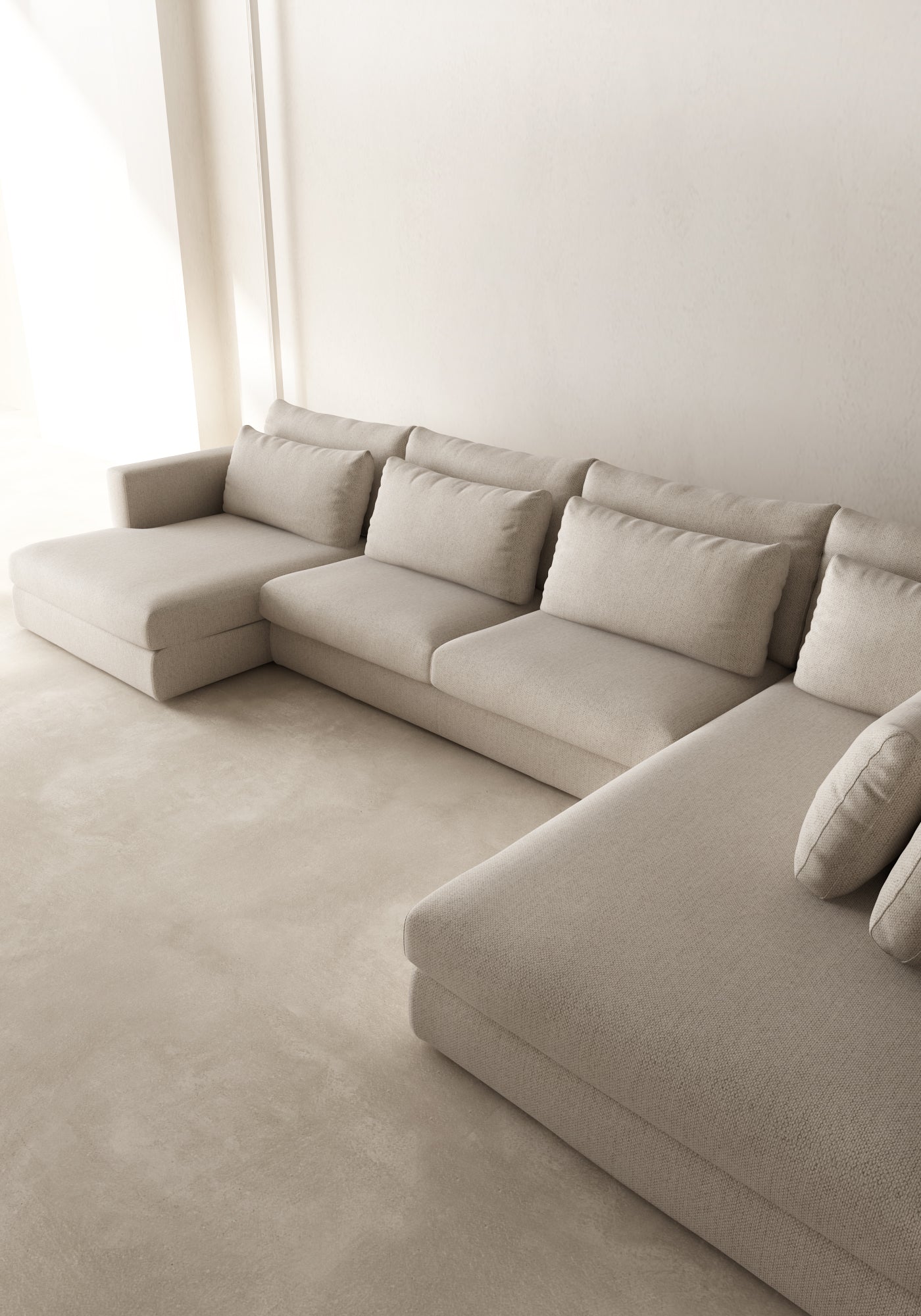 3-Seater Sofa NUVIA Upholstered