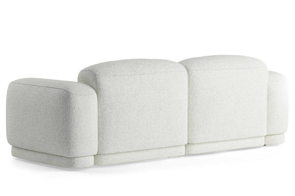 Modulares 2-Sitzer-Sofa REM, gepolstert