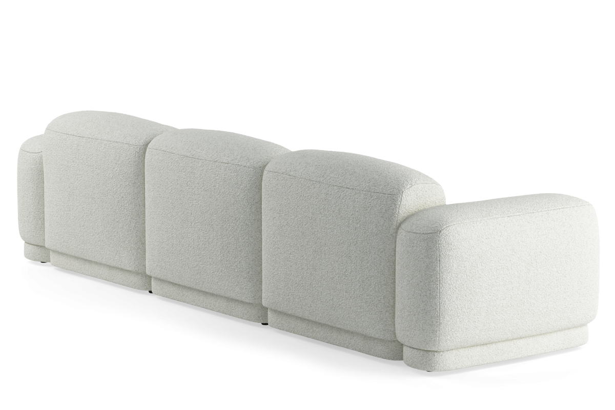 3-Seater Upholstered Modular Sofa REM