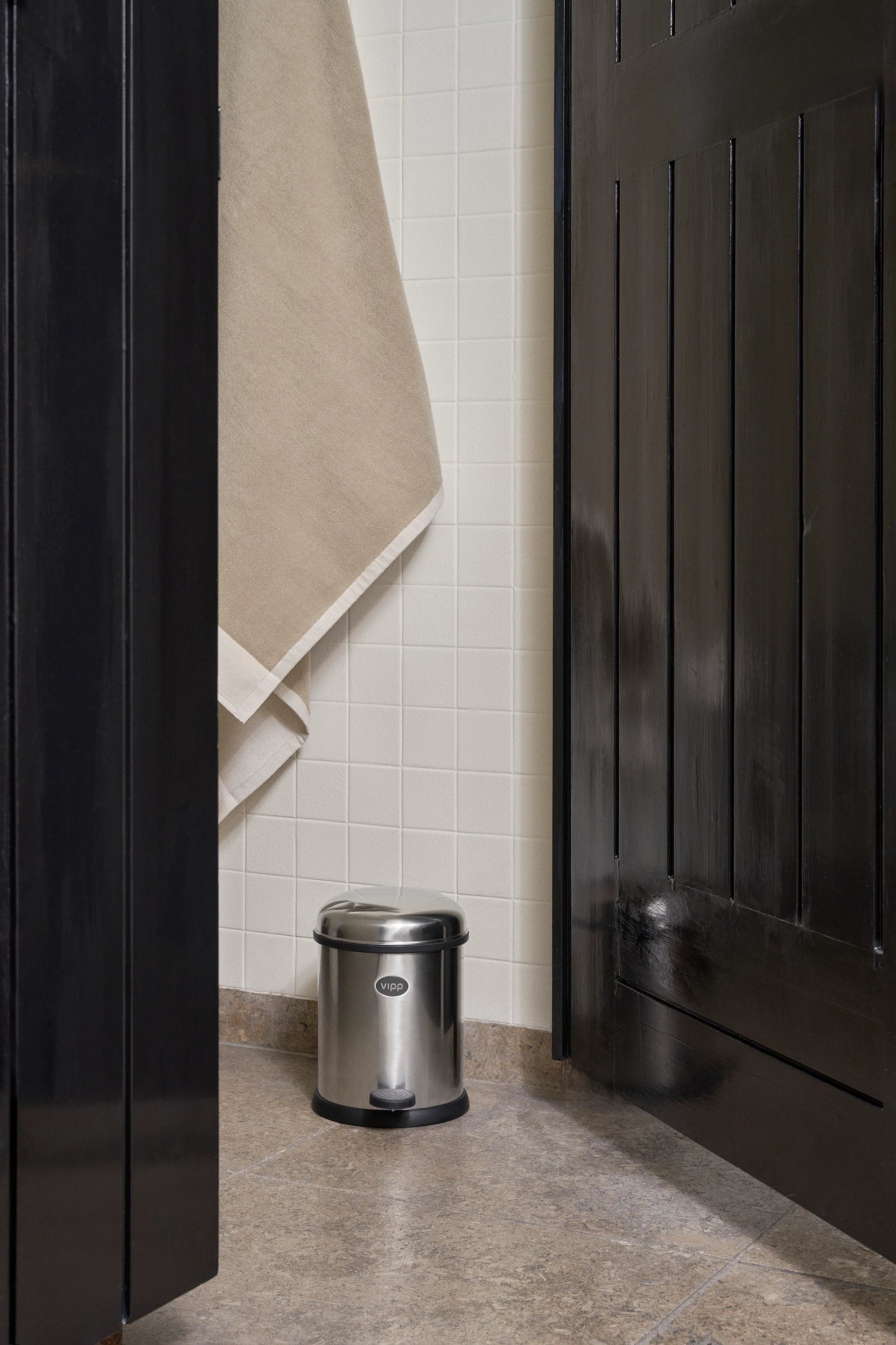 Pedalen prullenbak roestvrij staal