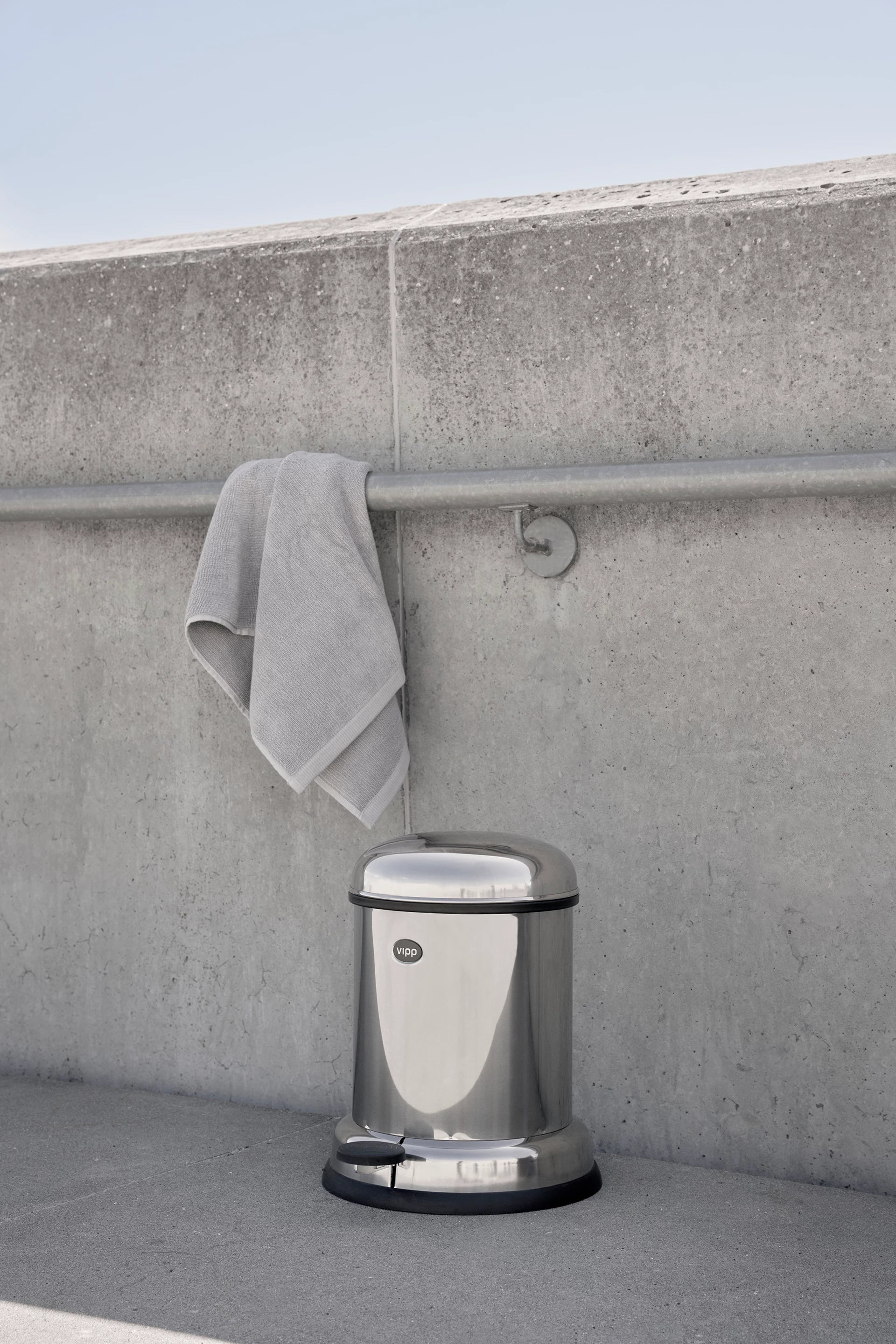 Pedalen prullenbak roestvrij staal