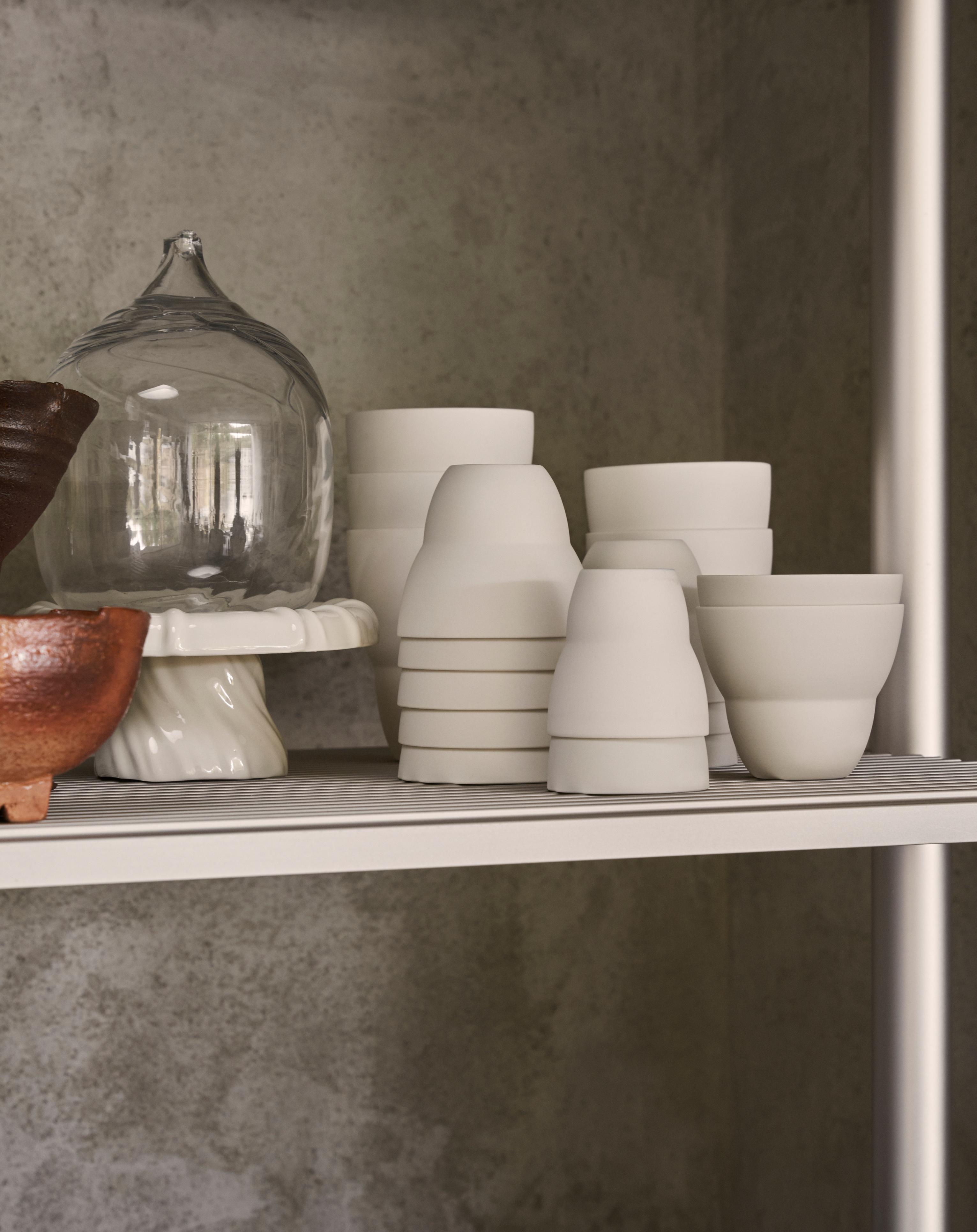 Zestaw kubków VIPP biała porcelana