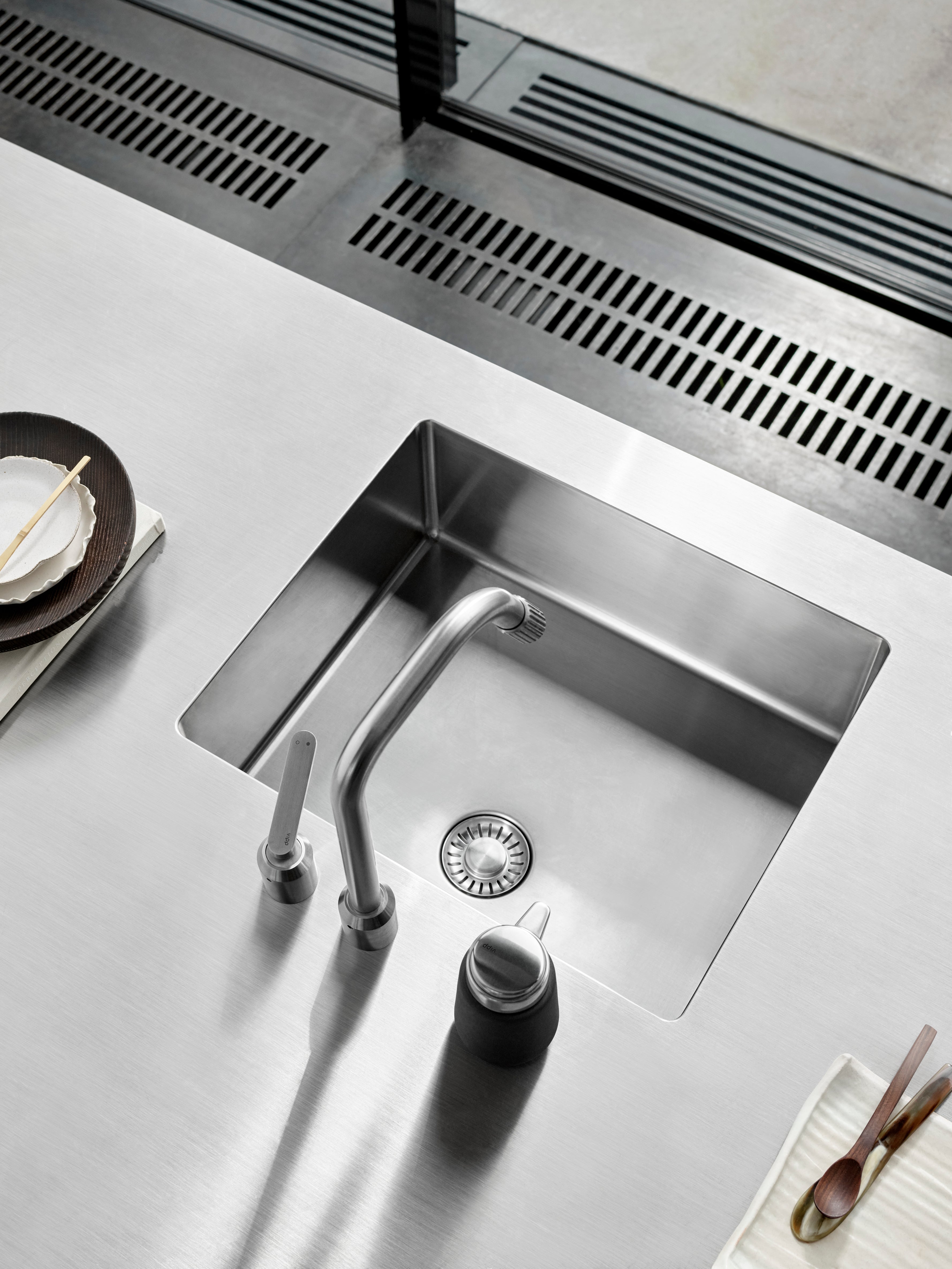 VIPP Kitchen Faucet Stainless Steel