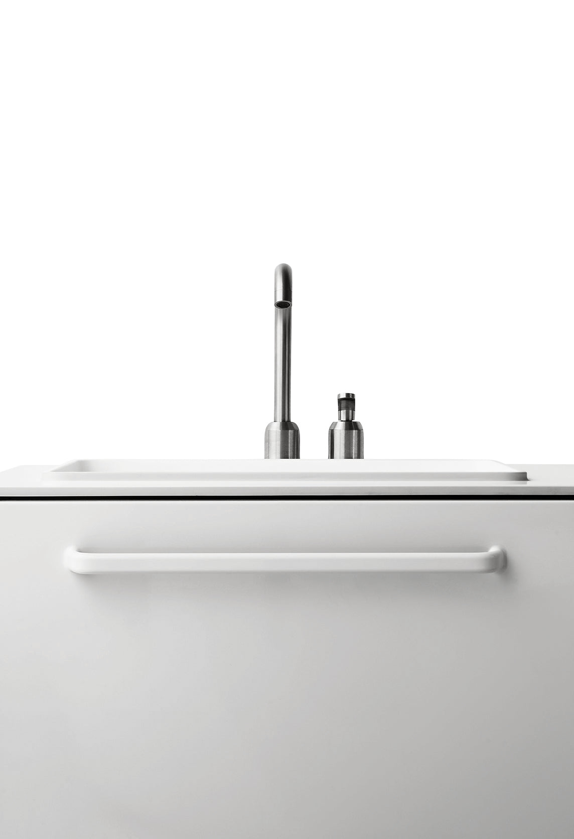 Bateria łazienkowa VIPP stal nierdzewna – styl minimalistyczny