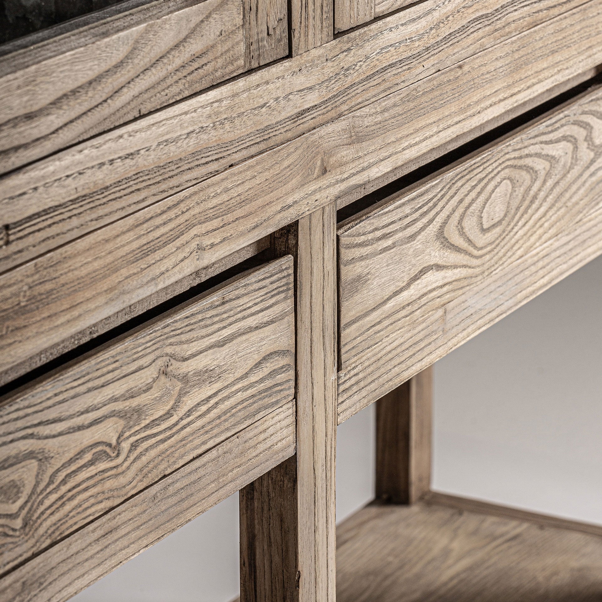 MASEIN Display Cabinet in Elm Wood