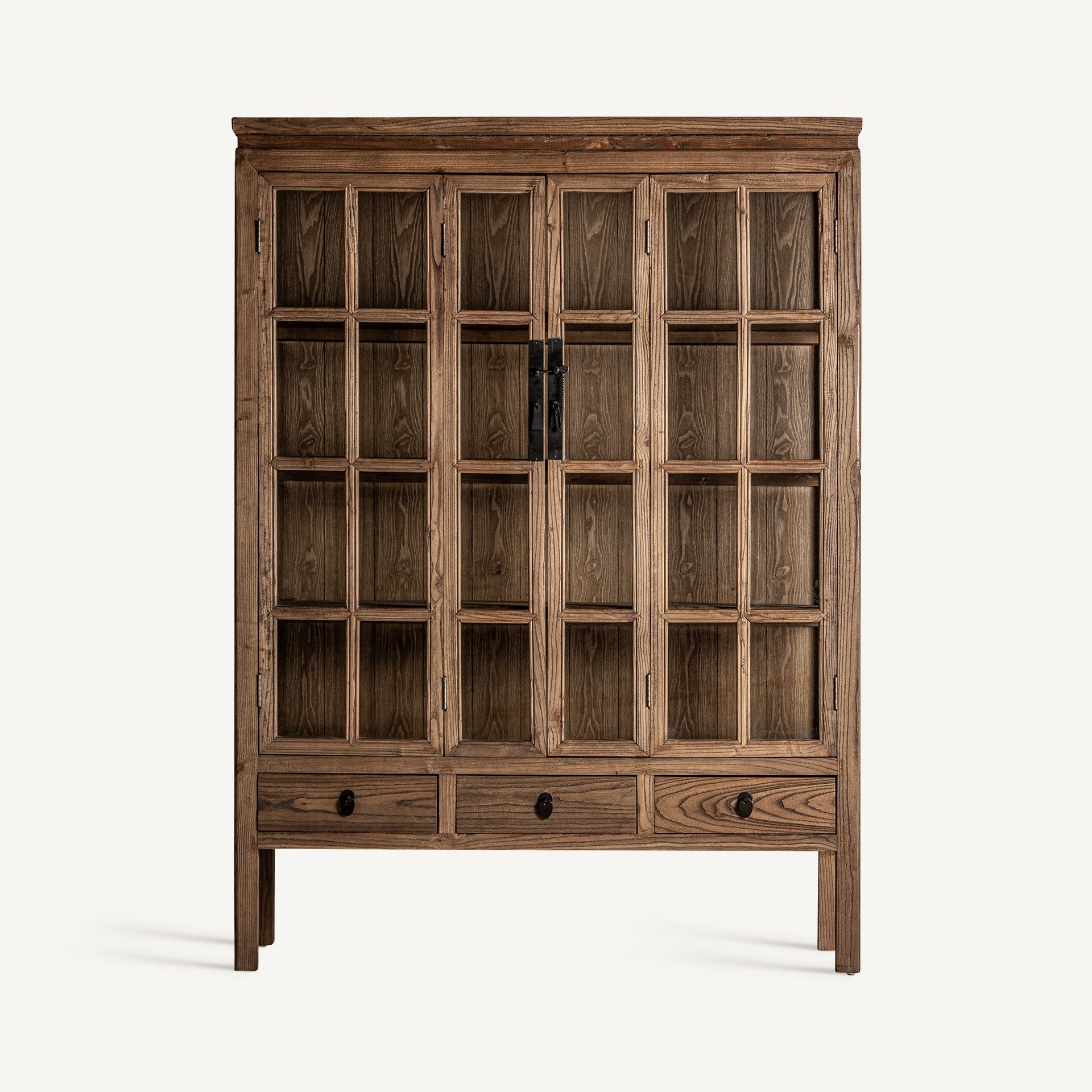 TARTU Display Cabinet in Elm Wood